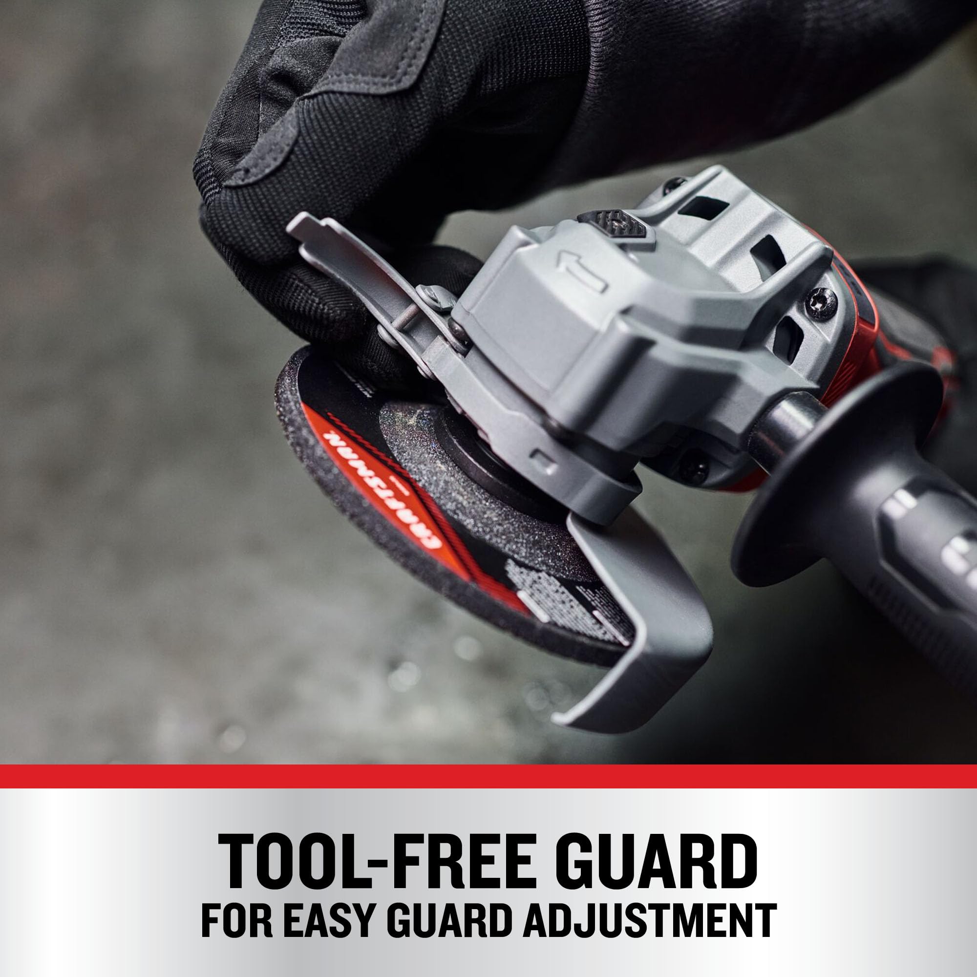 craftsman-cmcg451b-v20-4-1-2-brushless-angle-grinder-bare-tool-with-paddle-switc image 4