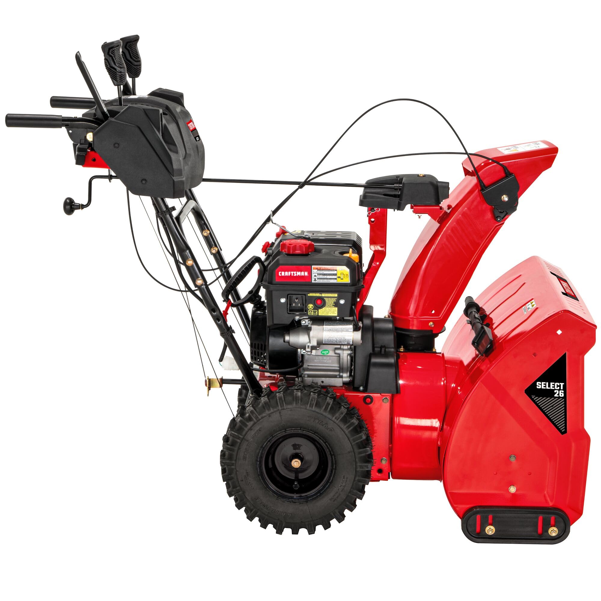 craftsman-select-26-26-inch-two-stage-gas-snow-blower-with-243cc-ohv-engine-and- image 2