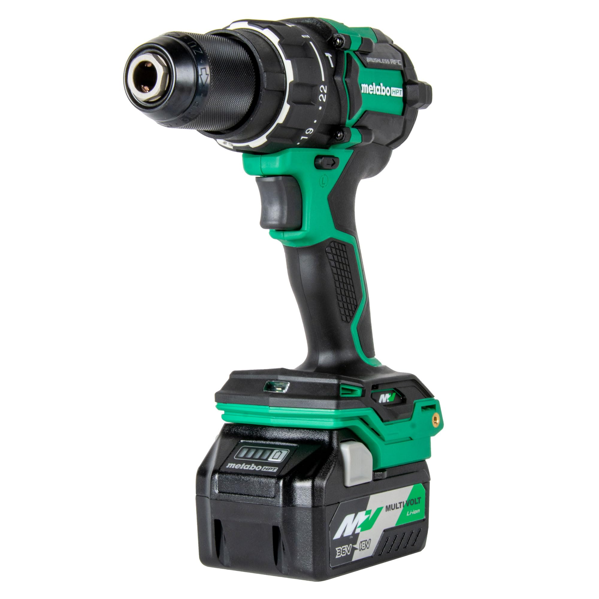 metabo-hpt-36v-multivolt-cordless-brushless-1-2-hammer-drill-kit-dv36dc-most-pow image 4