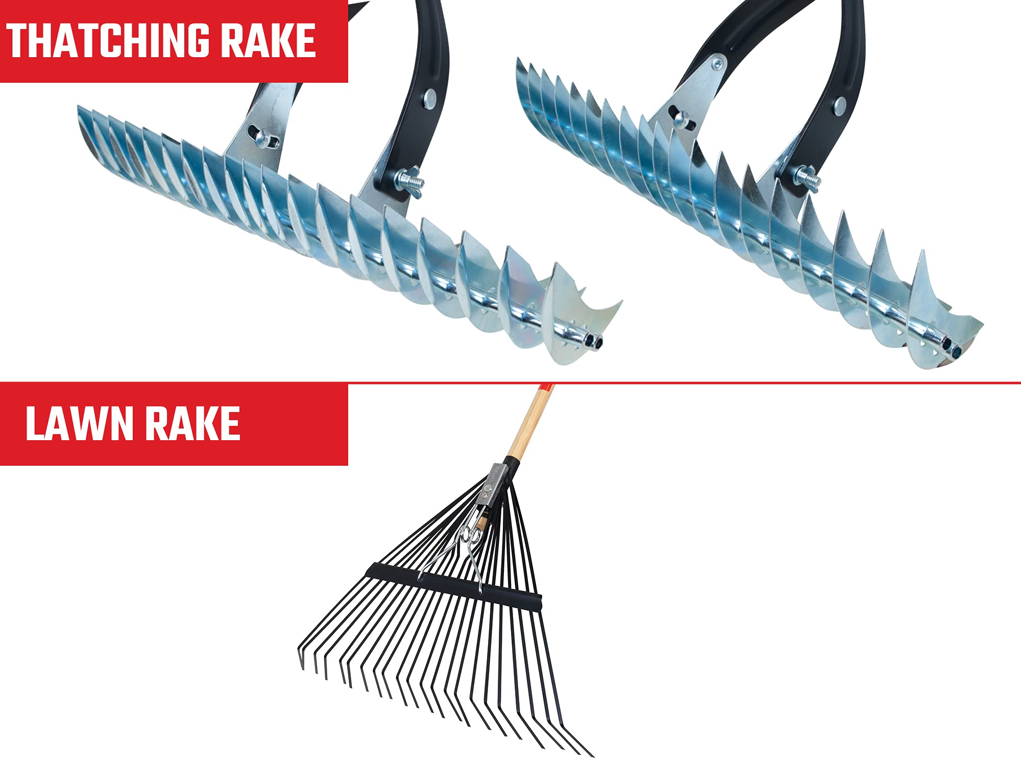 craftsman-2-piece-raking-set-with-lawn-thatching-rakes-wood-handles-with-cushion image 7