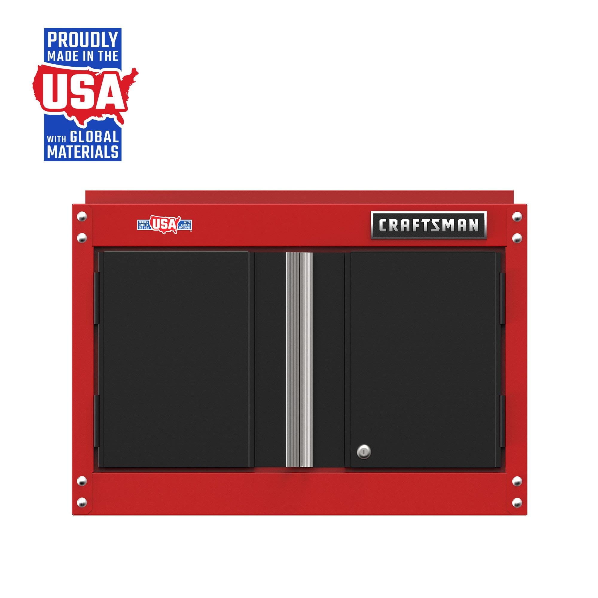 craftsman-garage-storage-cabinet-metal-wall-mounted-2-door-cmst21802rb image 7