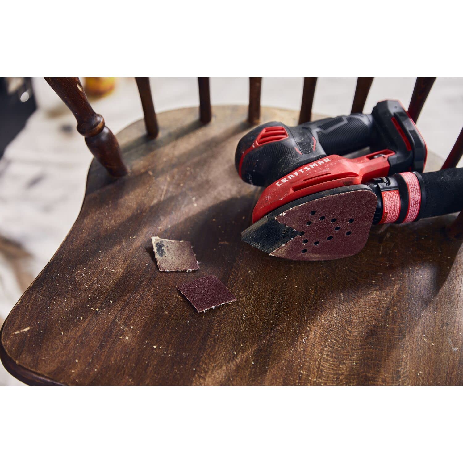 craftsman-20v-max-cordless-detail-sander-tool-only-cmcw221b-red image 6