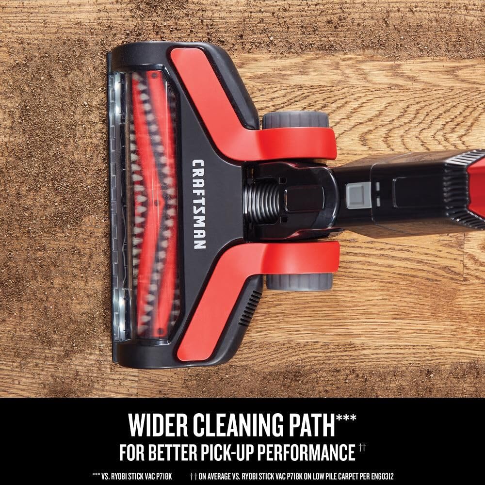 craftsman-v20-cordless-stick-vacuum-kit-with-removable-battery-cmcvs001d1-45-cfm image 5