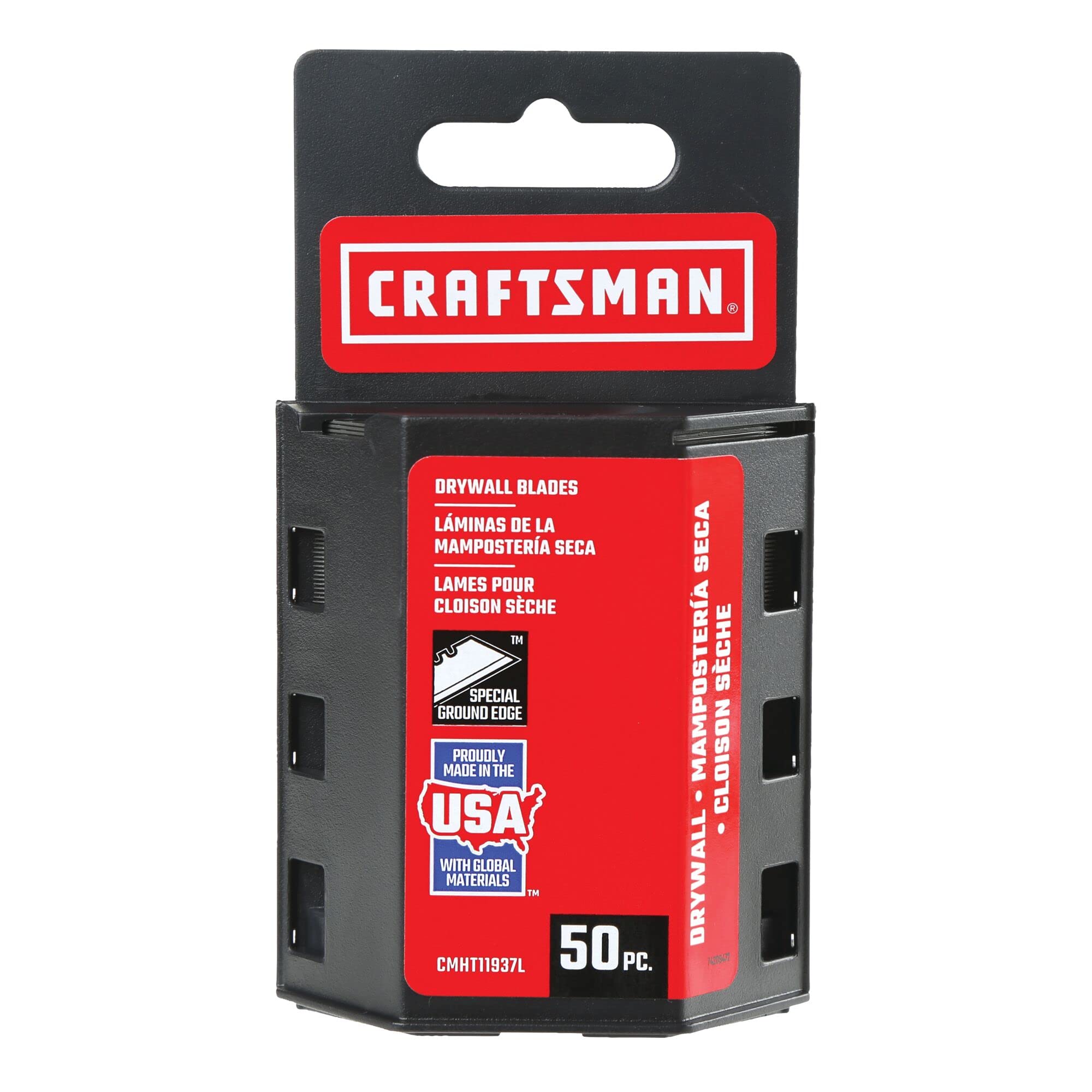craftsman-utility-knife-blades-carbon-steel-3-4-inch-5-pack-cmht11937 image 3