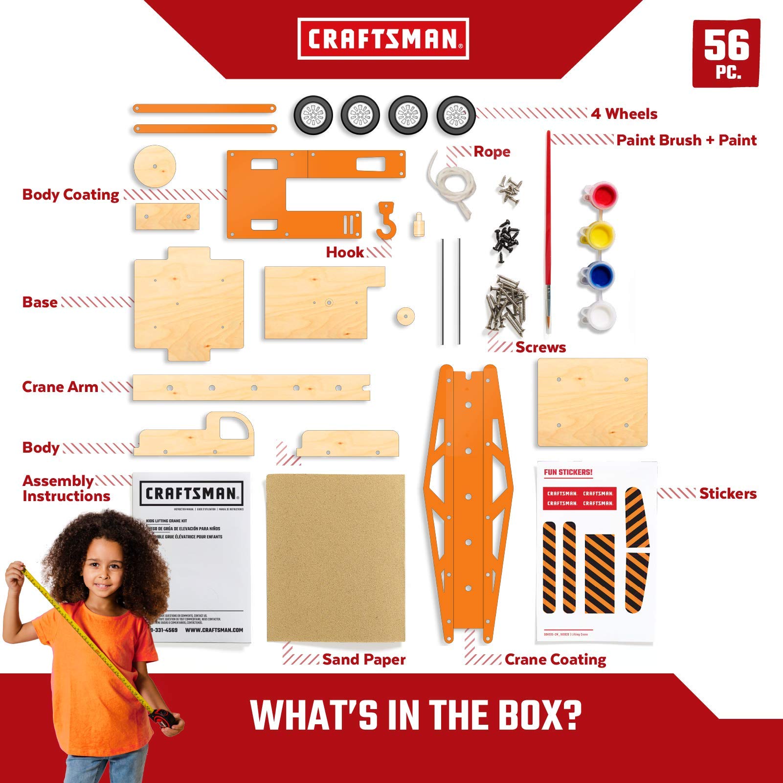 craftsman-lifting-crane-kit-wooden-building-set-for-kids image 3
