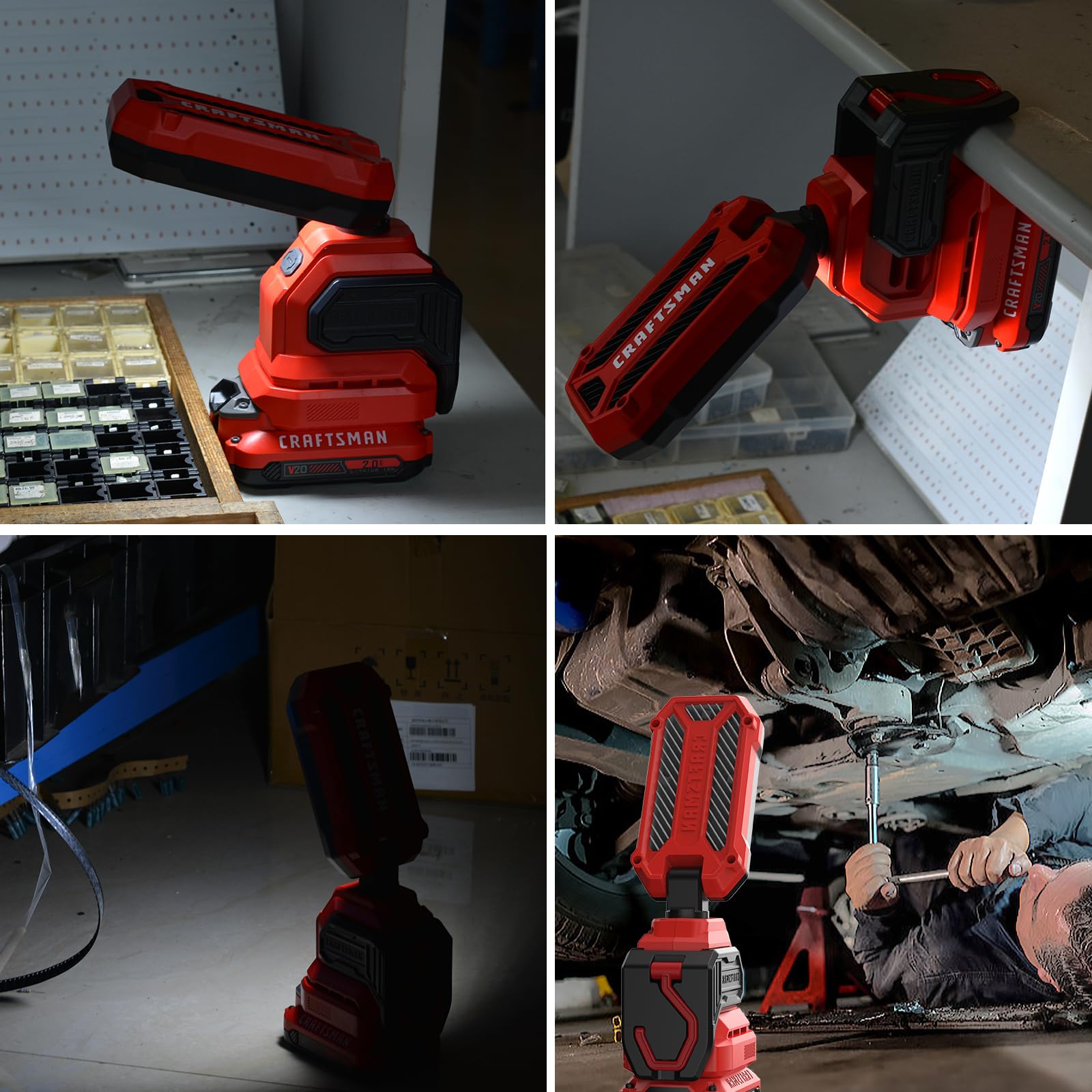 craftsman-v20-led-rechargeable-work-light-2000-1000-lumens-cordless-tool-only image 7