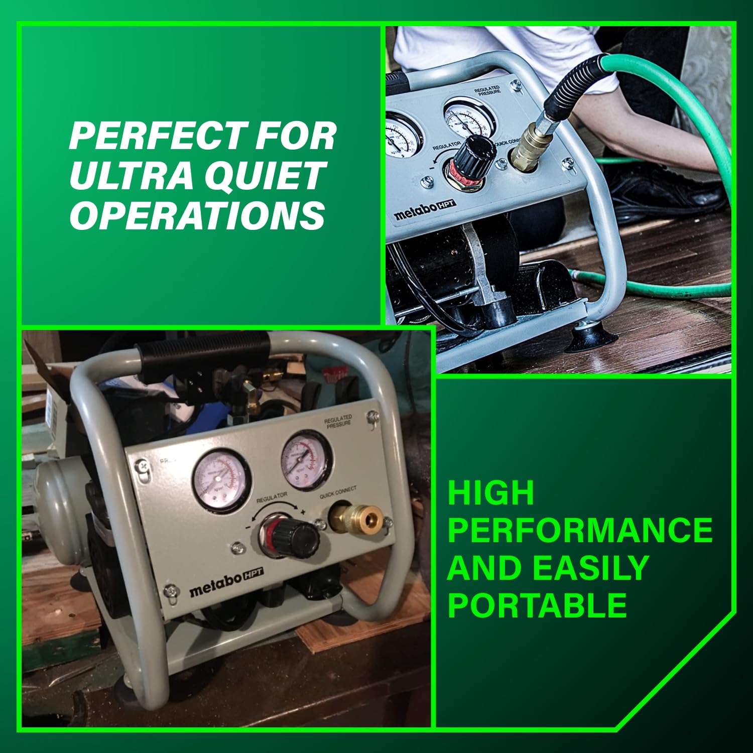 metabo-hpt-quiet-air-compressor-1-gallon-oil-free-ultra-quiet-59-db-portable-ec2 image 8