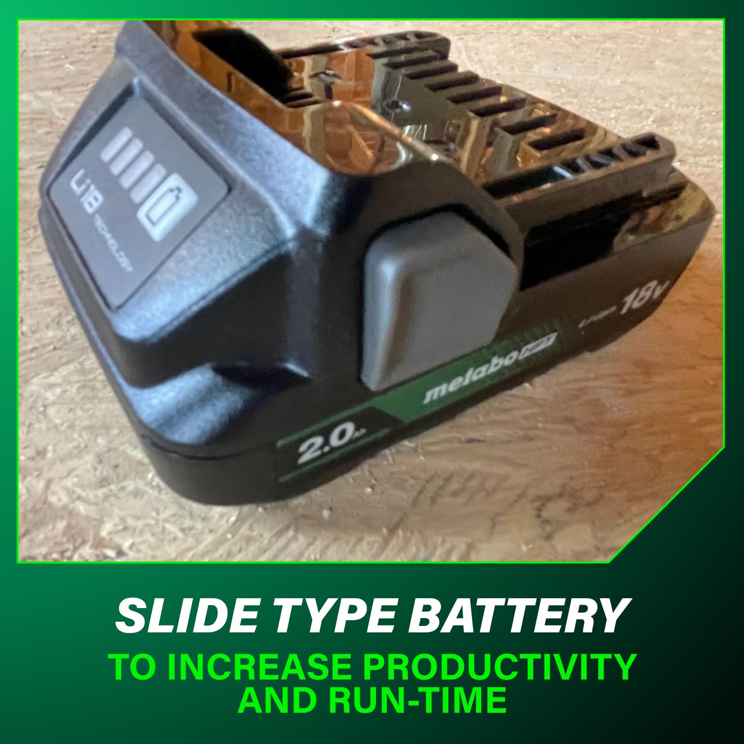 metabo-hpt-18v-battery-charger-kit-with-two-2-0ah-batteries-and-uc18yksls-charge image 7