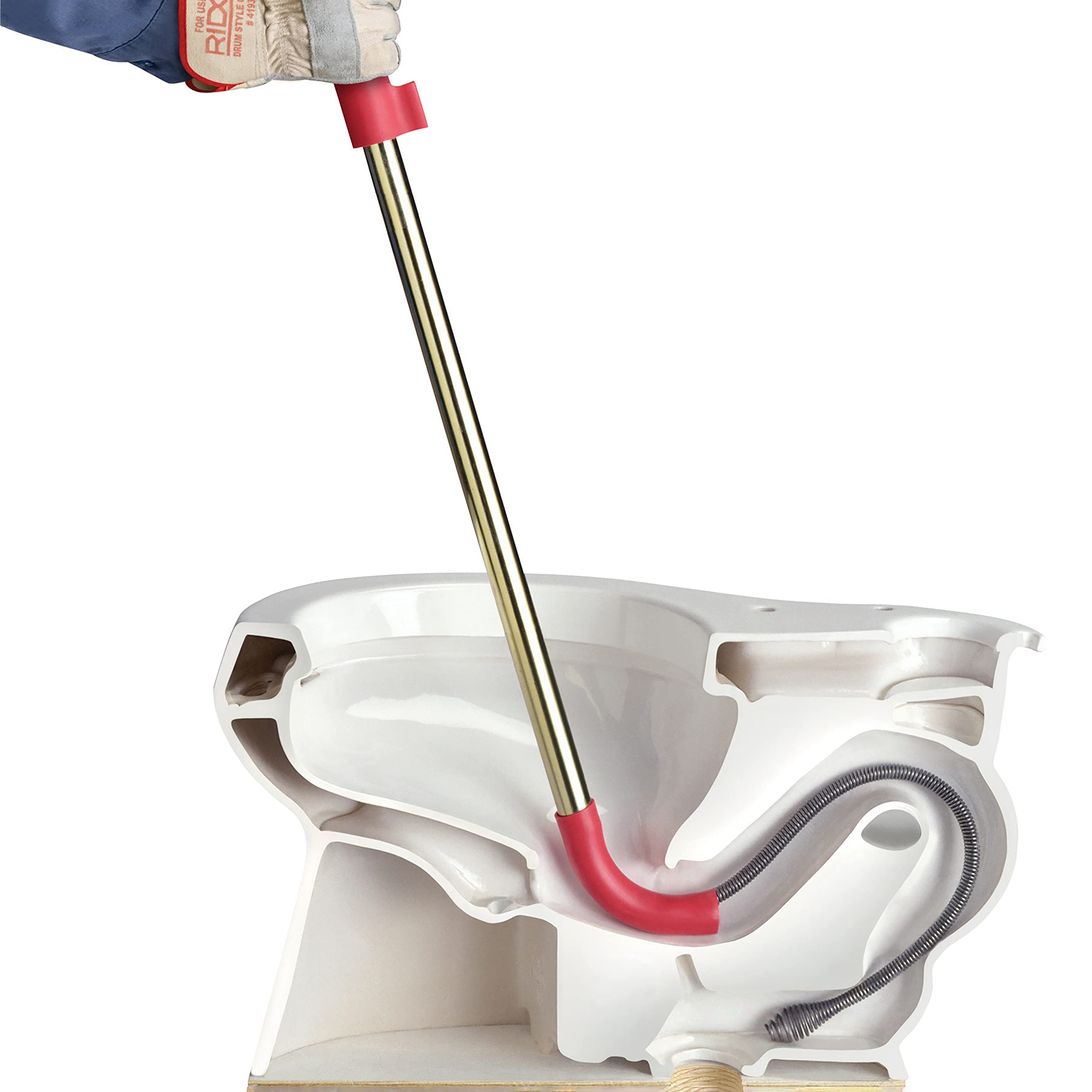 ridgid-59787-model-k-3-toilet-auger-with-unclogging-3-foot-snake-and-bulb-head image 8