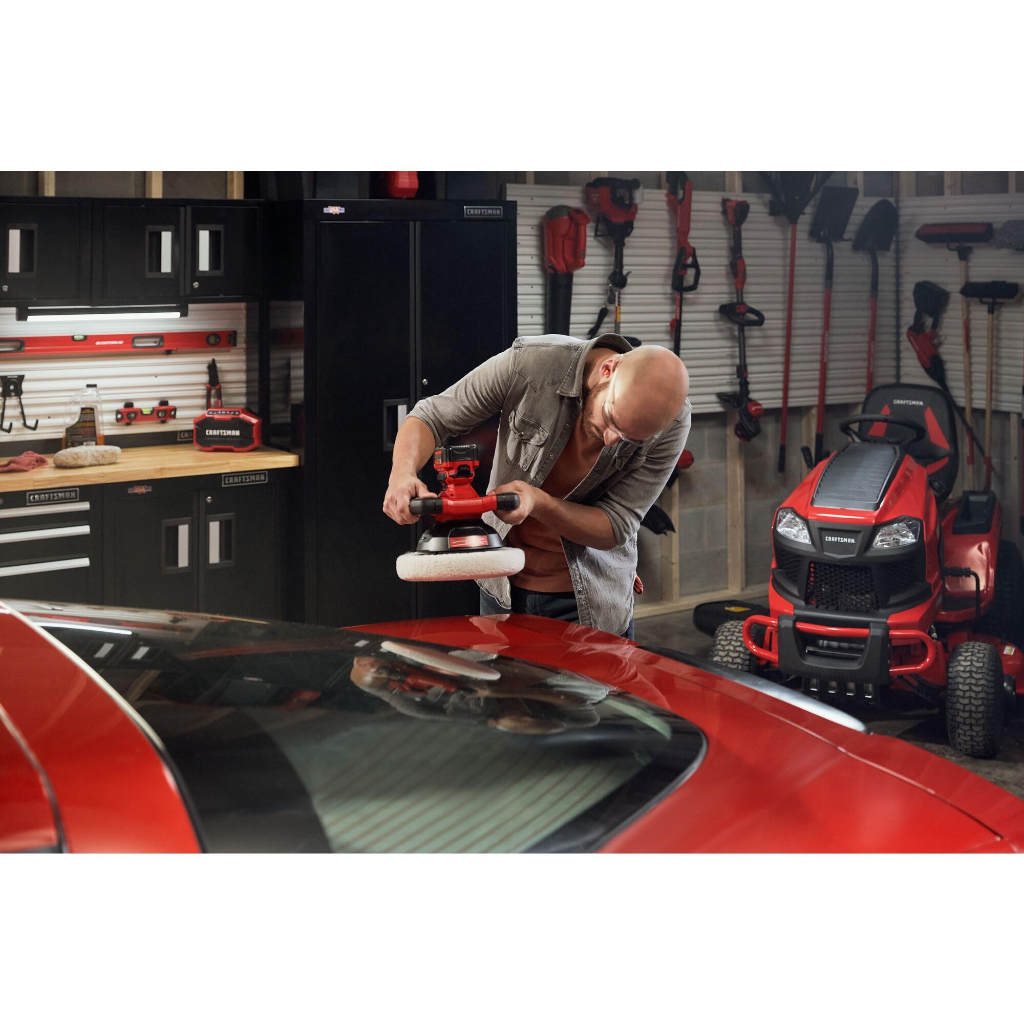 craftsman-v20-cordless-buffer-polisher-10-inch-orbital-polisher-for-car-detailin image 6