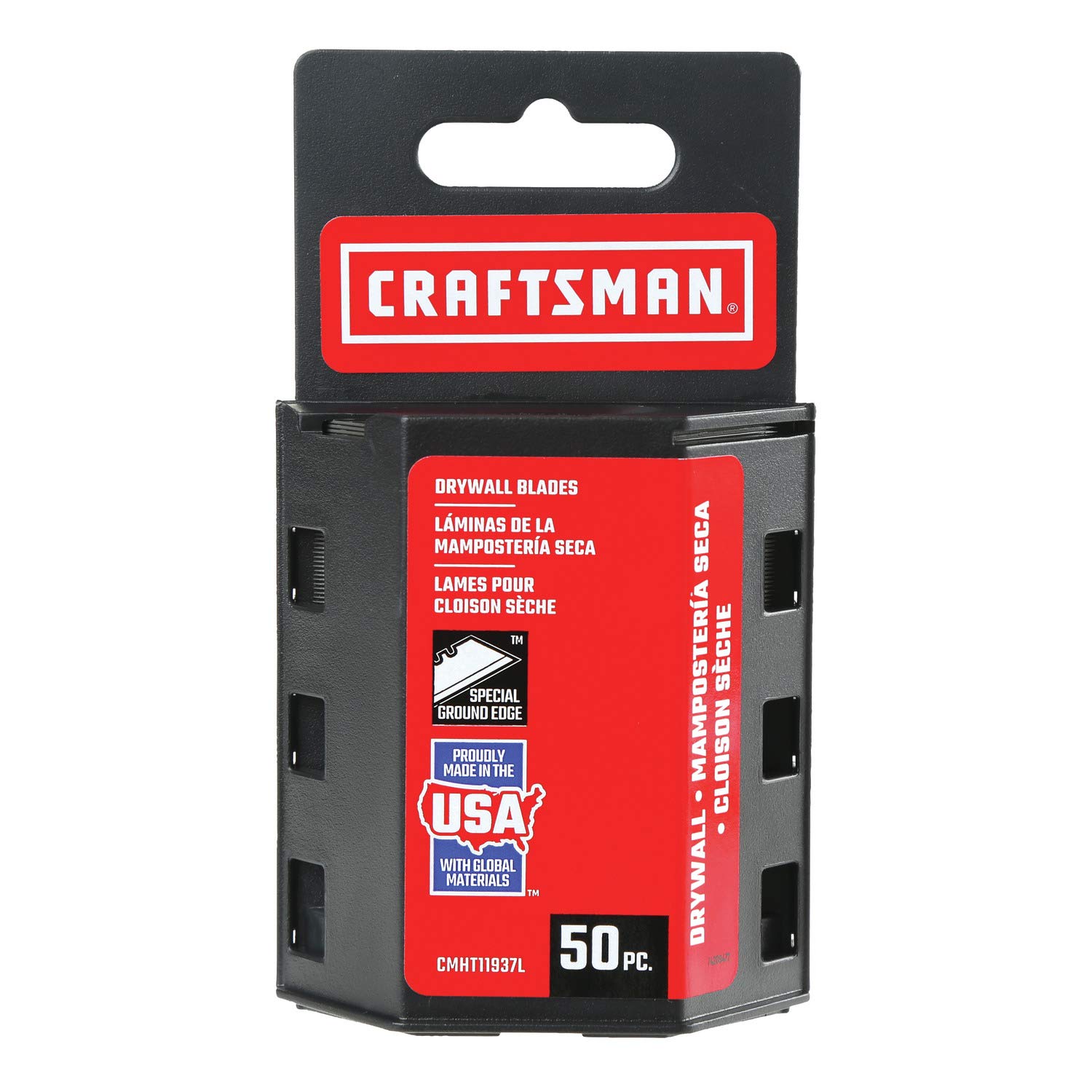 craftsman-utility-knife-blades-drywall-50-pack-cmht11937l-induction-hardened image 1