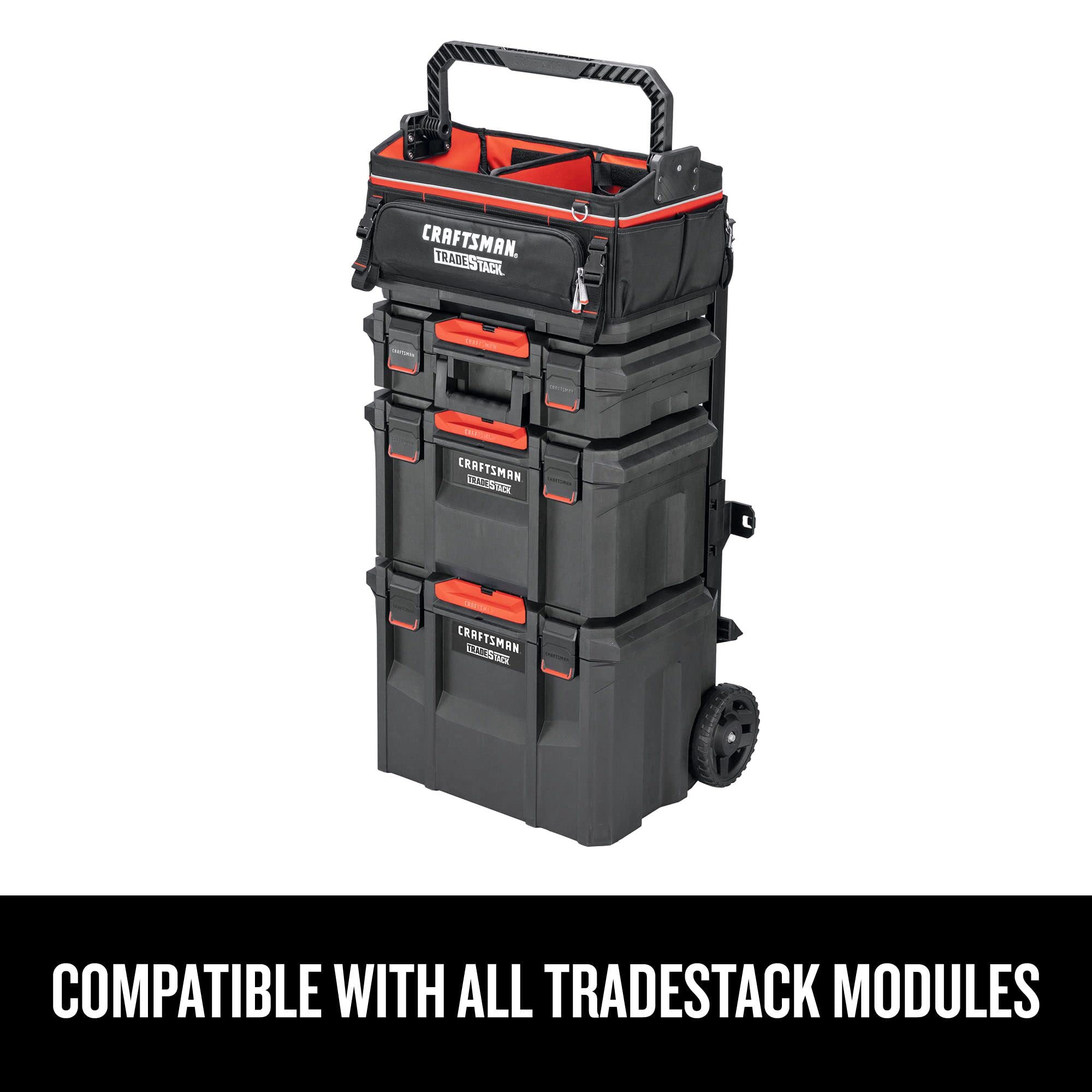 craftsman-tradestack-system-tool-bag-22-inch-open-mouth-tote-waterproof-hard-bot image 5