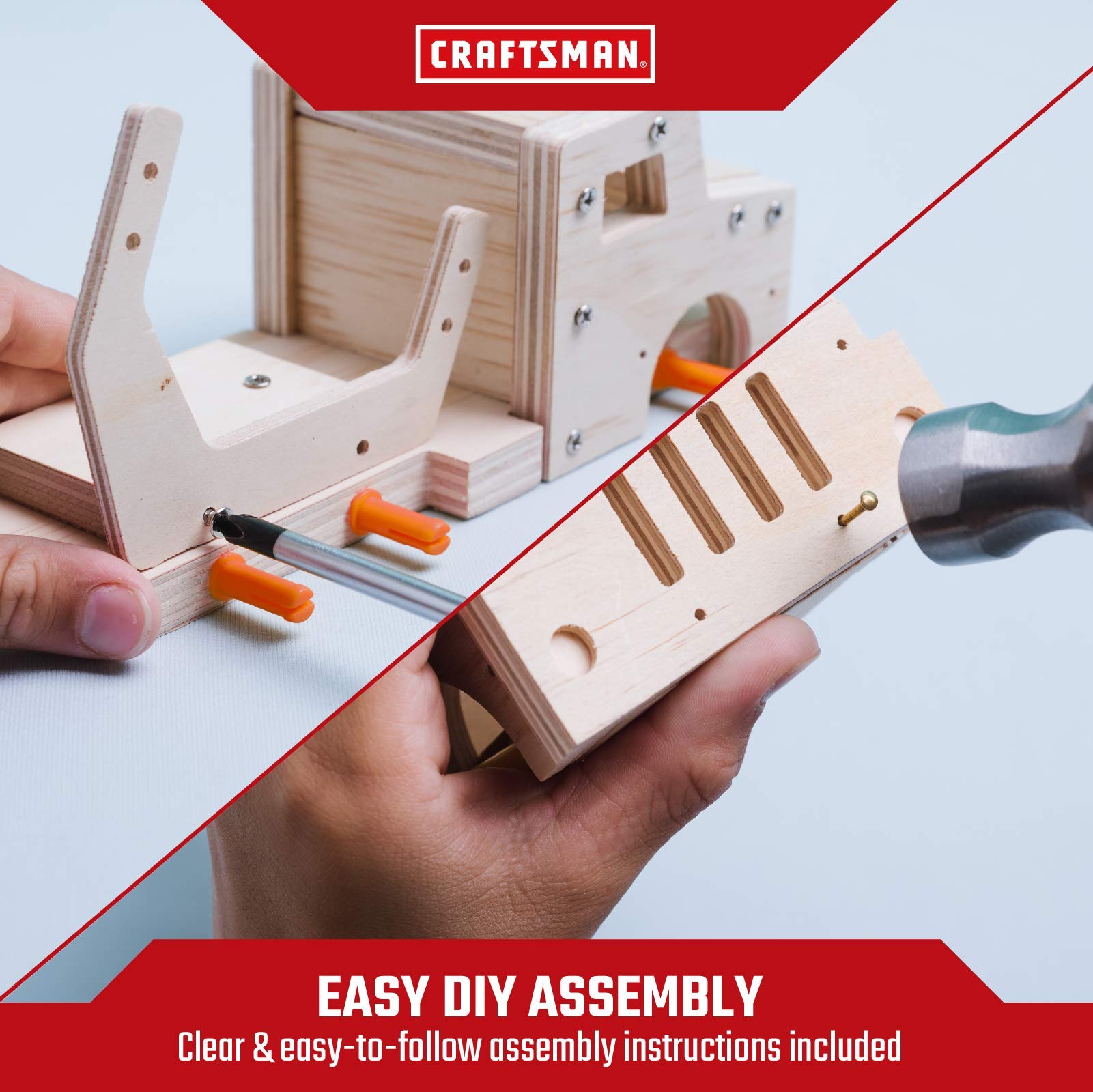 craftsman-wooden-diy-cement-mixer-truck-kit-for-kids image 6