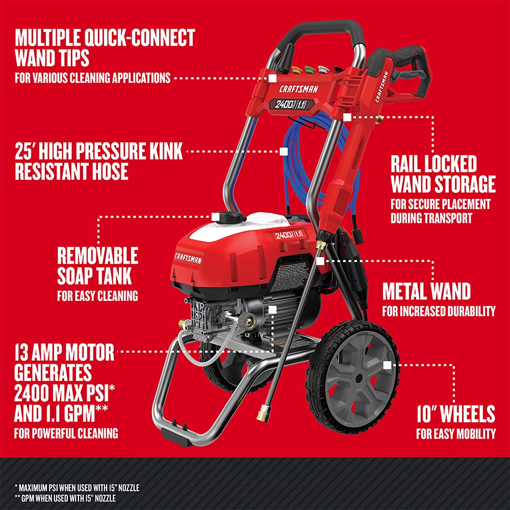 craftsman-cmepw2400-electric-pressure-washer-2400-psi-1-1-gpm-corded image 3
