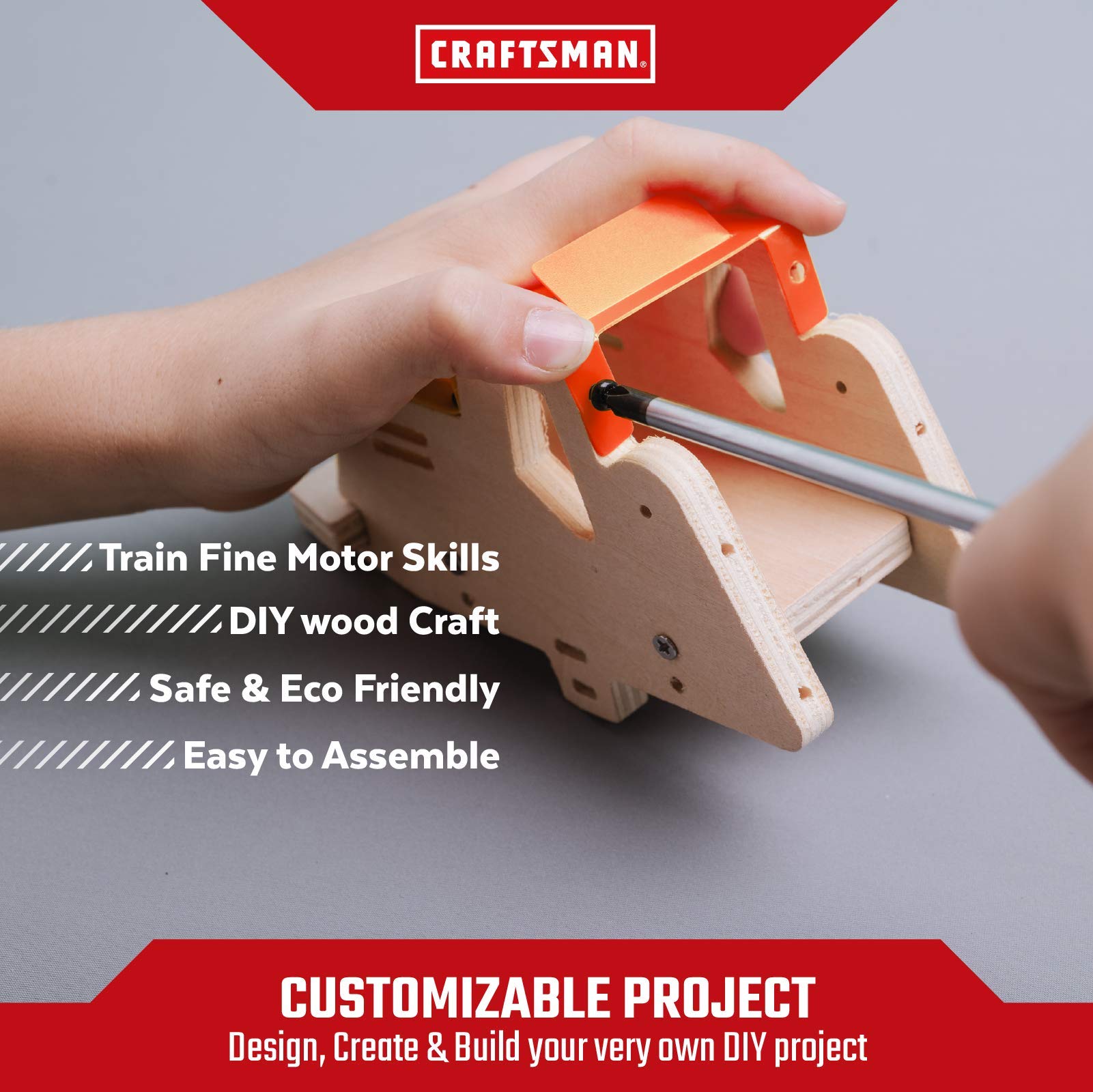 craftsman-front-loader-kit-wooden-building-set-for-kids image 7