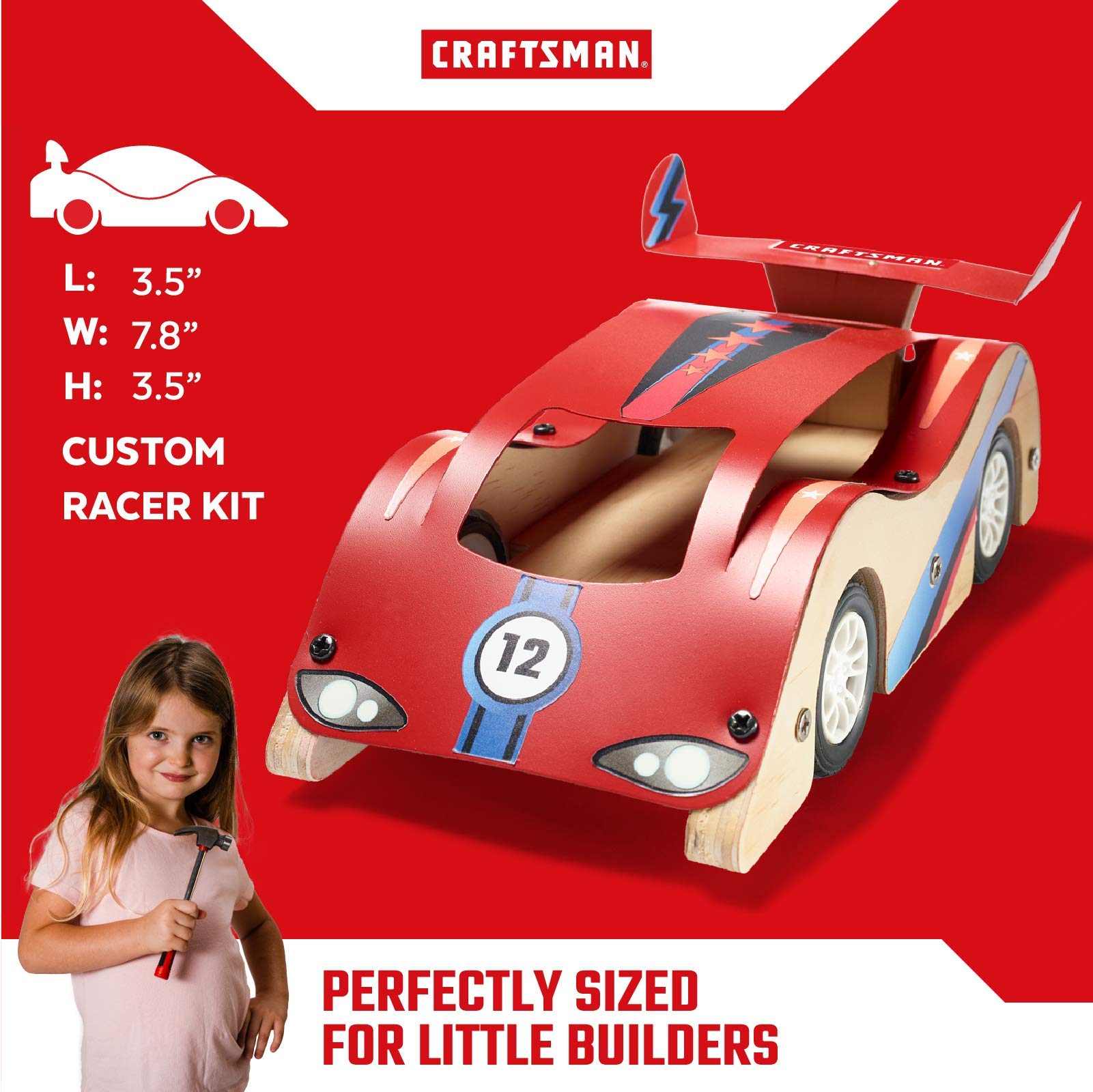 craftsman-custom-racer-kit-wooden-race-car-building-set-for-kids image 2