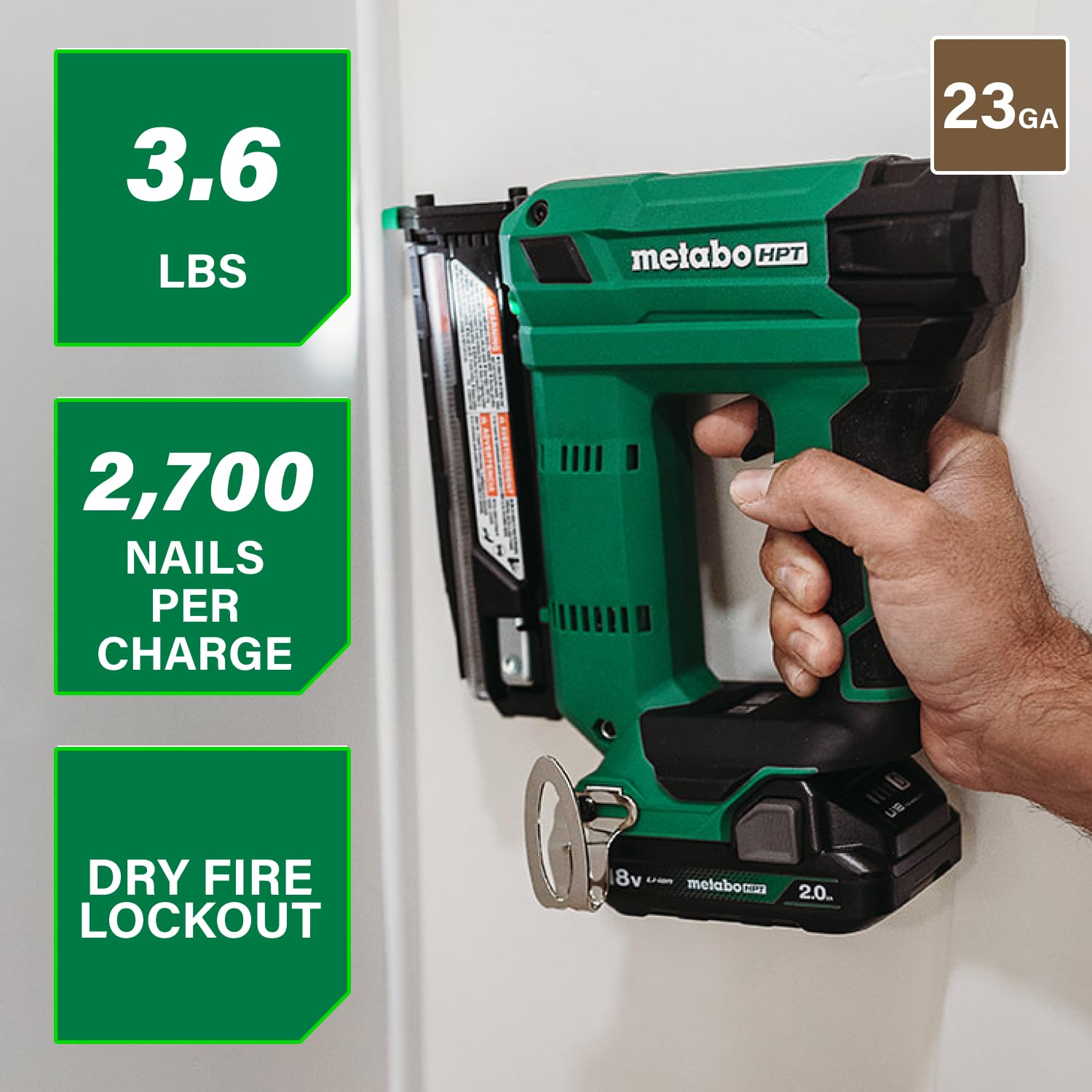 metabo-hpt-np1835da-18v-cordless-23-gauge-pin-nailer-kit image 5