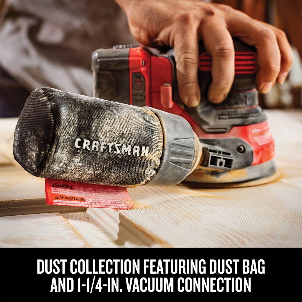 craftsman-v20-cordless-random-orbit-sander-5-inch-12-000-opm-bare-tool-cmcw220b image 6