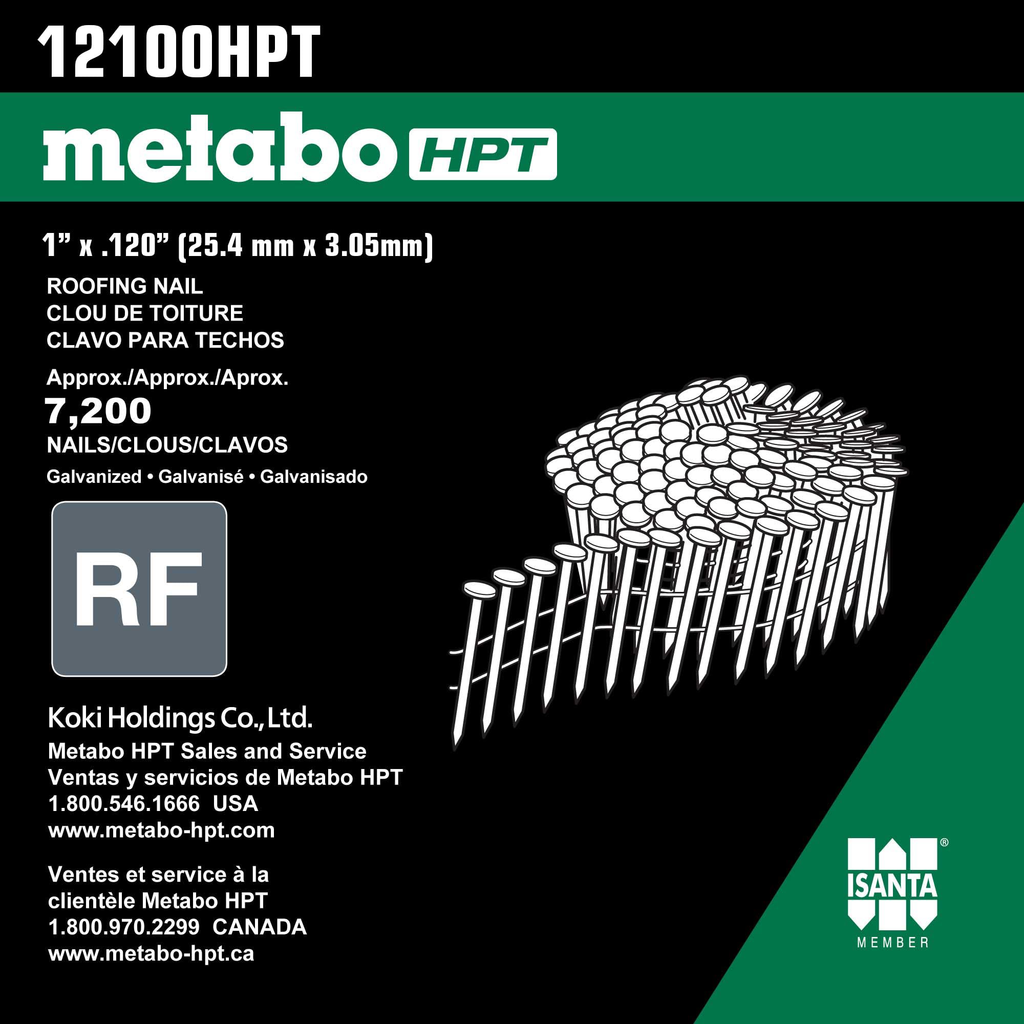 metabo-hpt-1-x-120-wire-coil-roofing-nails-12100hpt-7-200-count image 3