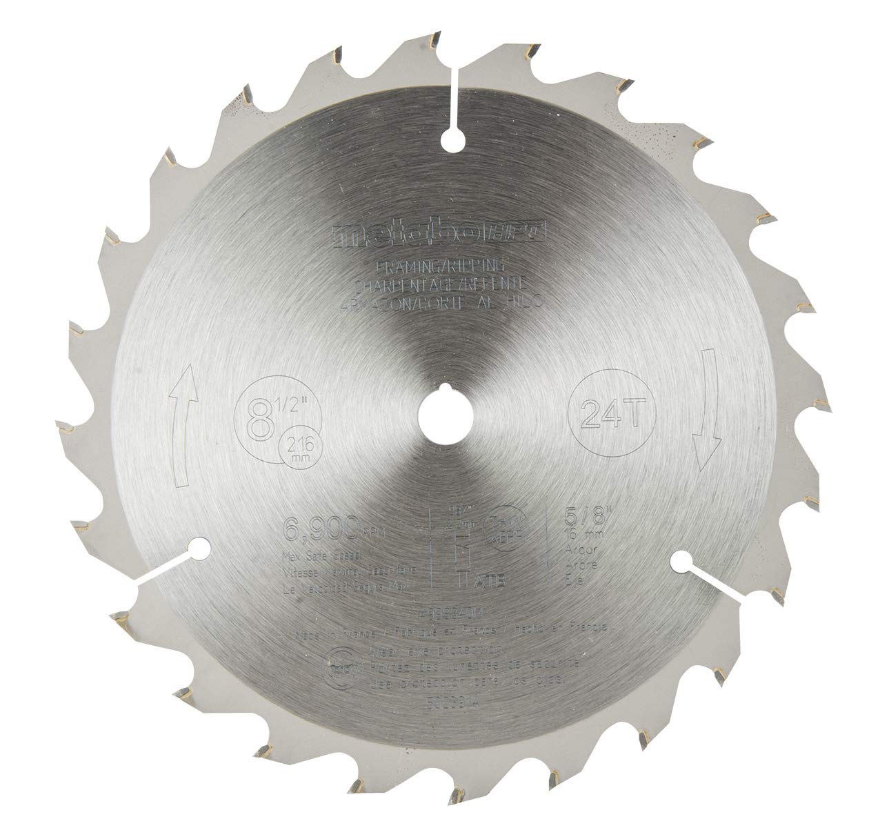 metabo-hpt-998840m-8-1-2-inch-24-tooth-framing-ripping-saw-blade-with-5-8-inch-a image 1