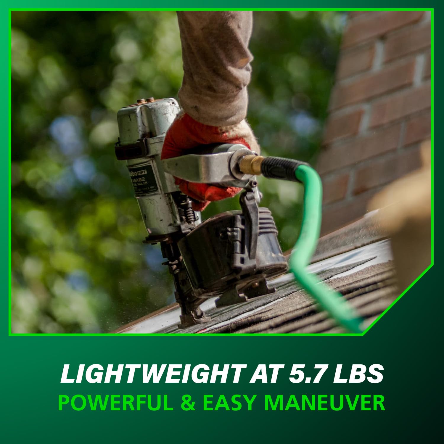 metabo-hpt-pneumatic-roofing-nailer-16-degree-asphalt-shingles-nv45ab2 image 8