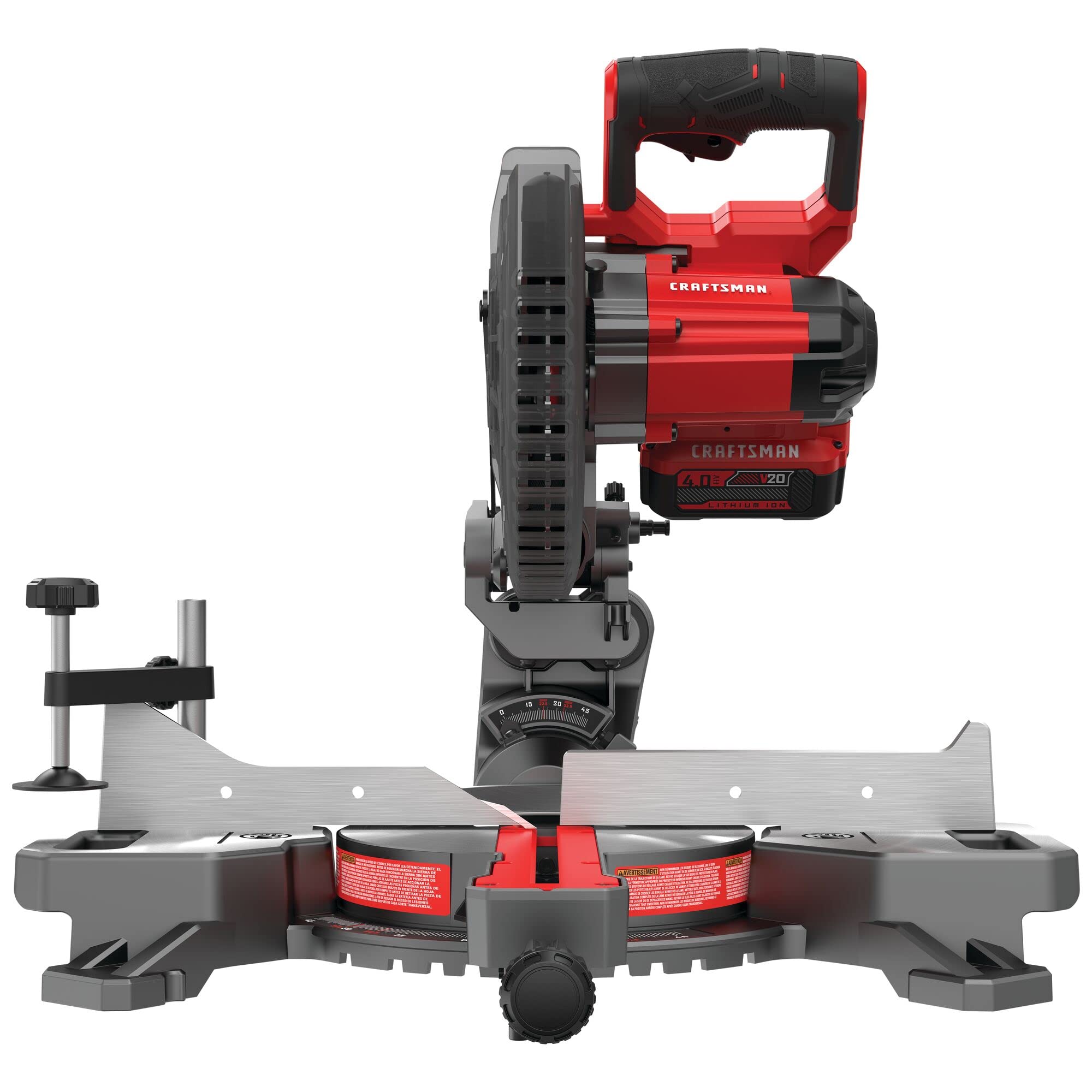 craftsman-v20-cordless-sliding-miter-saw-7-1-4-inch-single-bevel-battery-charger image 8
