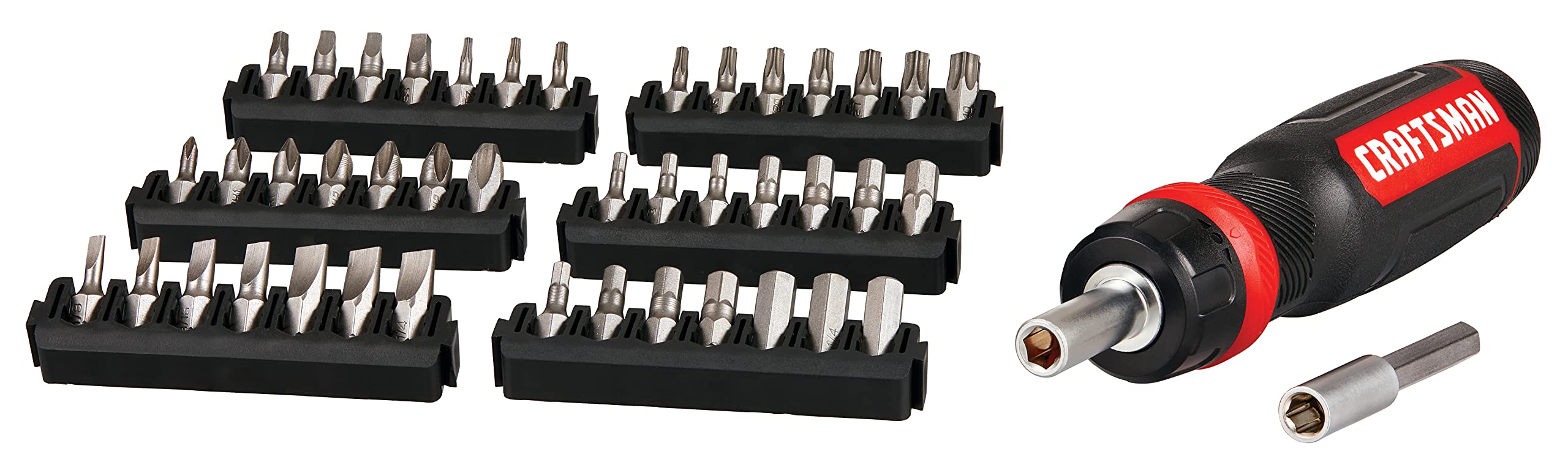 craftsman-44-piece-ratcheting-screwdriver-set-with-versastack-case-cmht68017 image 3
