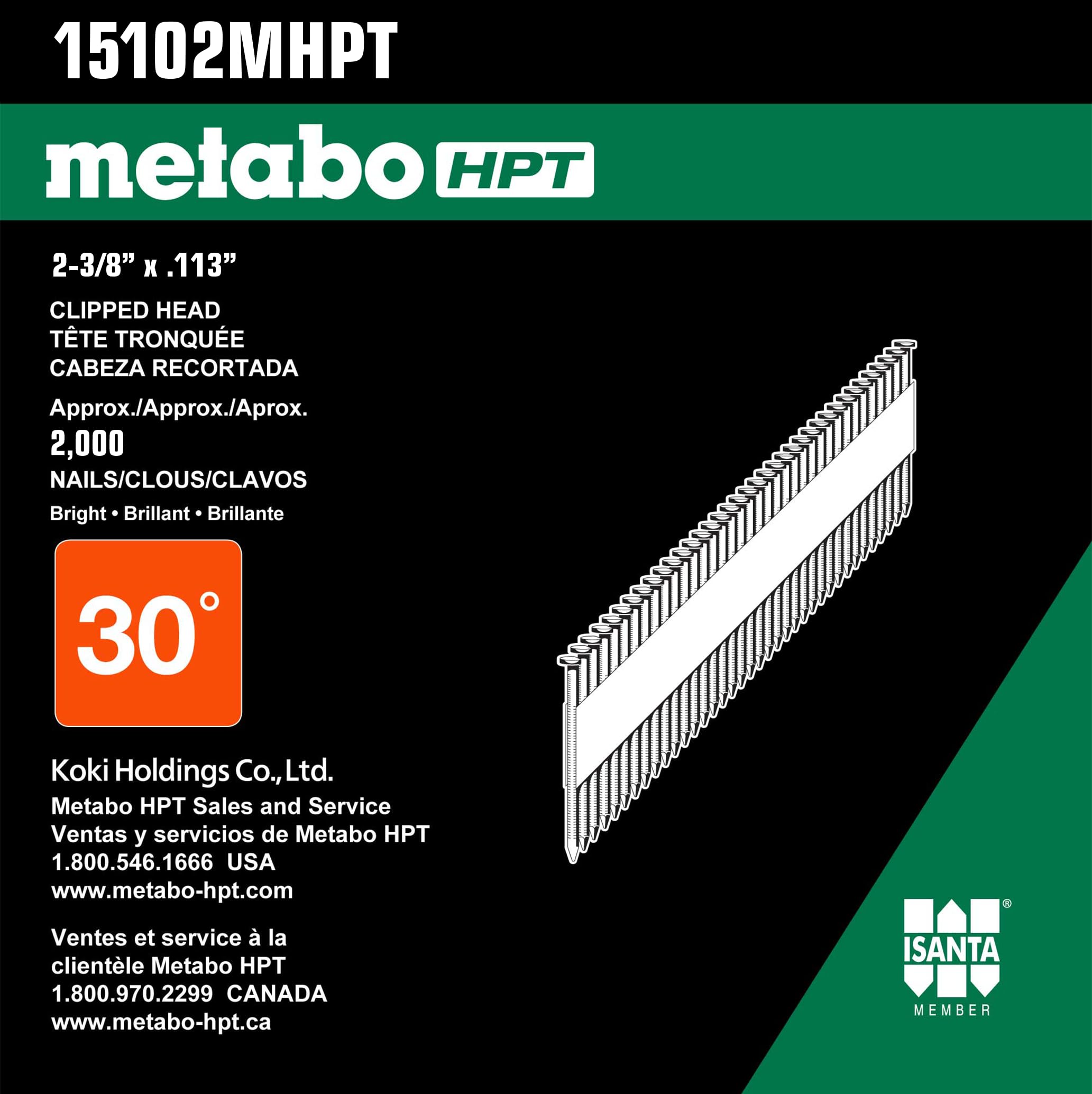 metabo-hpt-2-3-8-x-113-30-degree-clipped-head-framing-nails-bright-basic-2000-co image 3