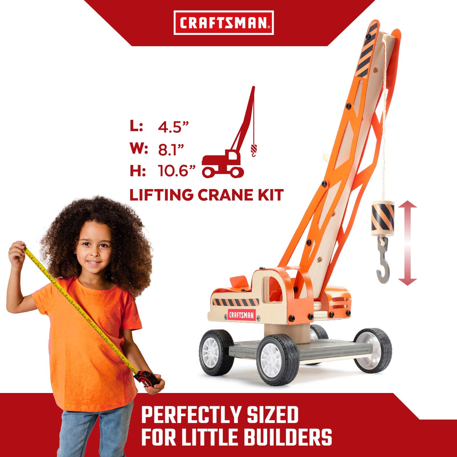 craftsman-lifting-crane-kit-wooden-building-set-for-kids image 2