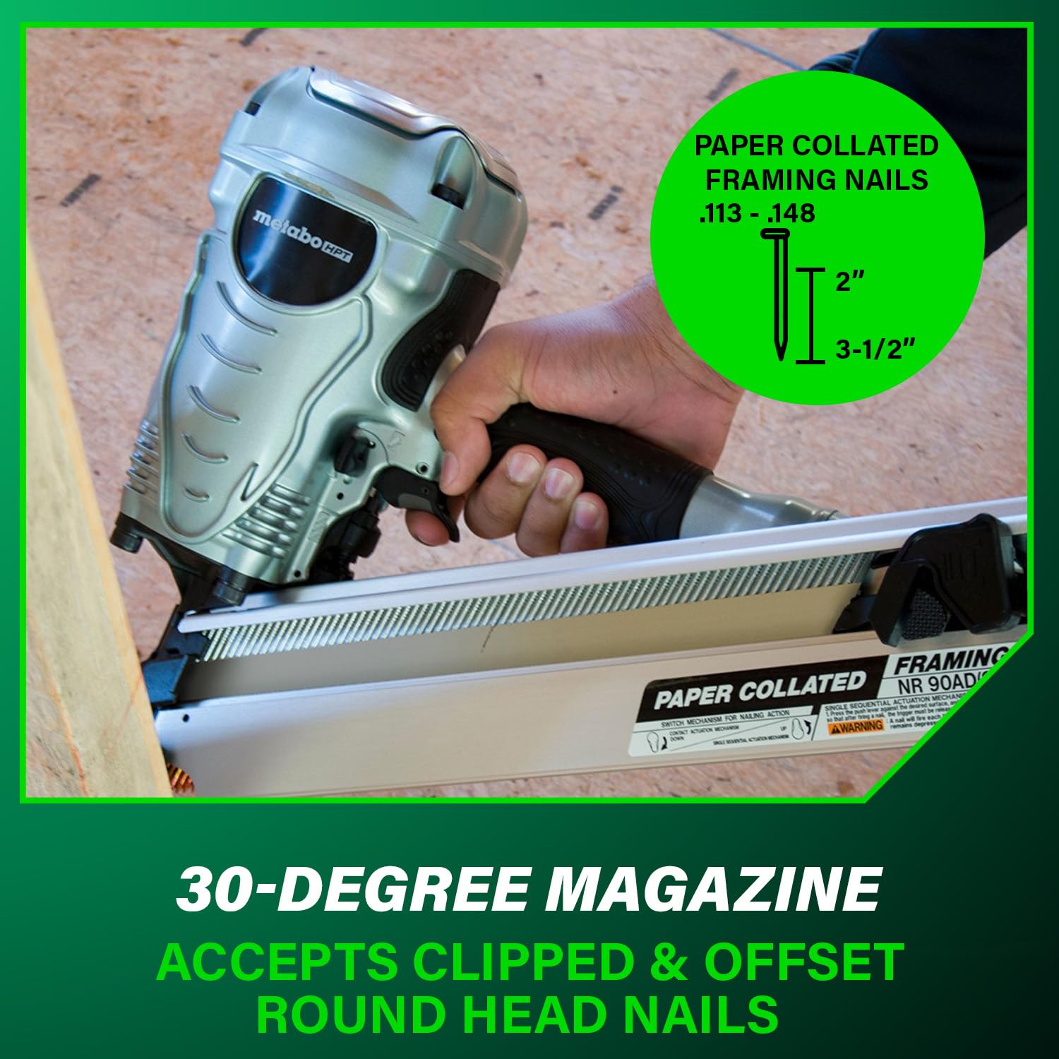 metabo-hpt-framing-nailer-30-paper-collated-nr90ads1-3-1-2-in-capacity-lightweig image 8