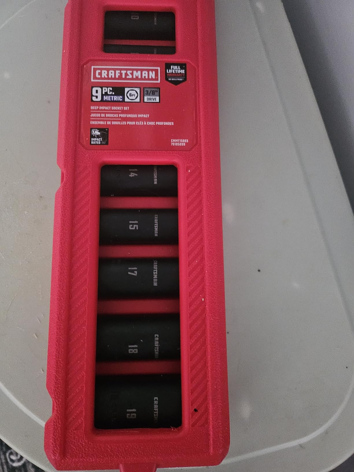 Good sockets, but missing a size