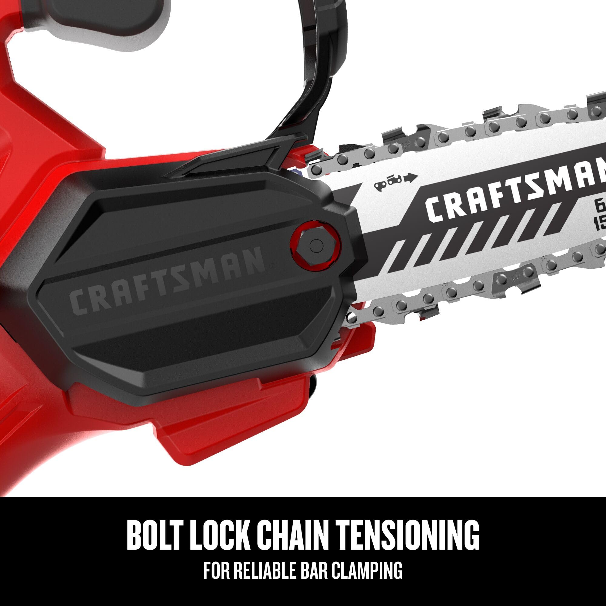 craftsman-v20-cmccs320d1-6-mini-cordless-chainsaw-kit-with-2ah-battery-charger image 6