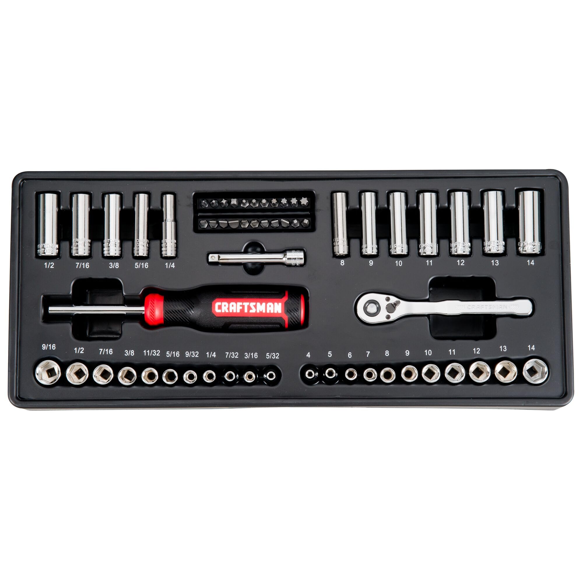 craftsman-104pc-mechanic-tool-set-cmmt45104-with-portable-toolbox-72-tooth-low-p image 4