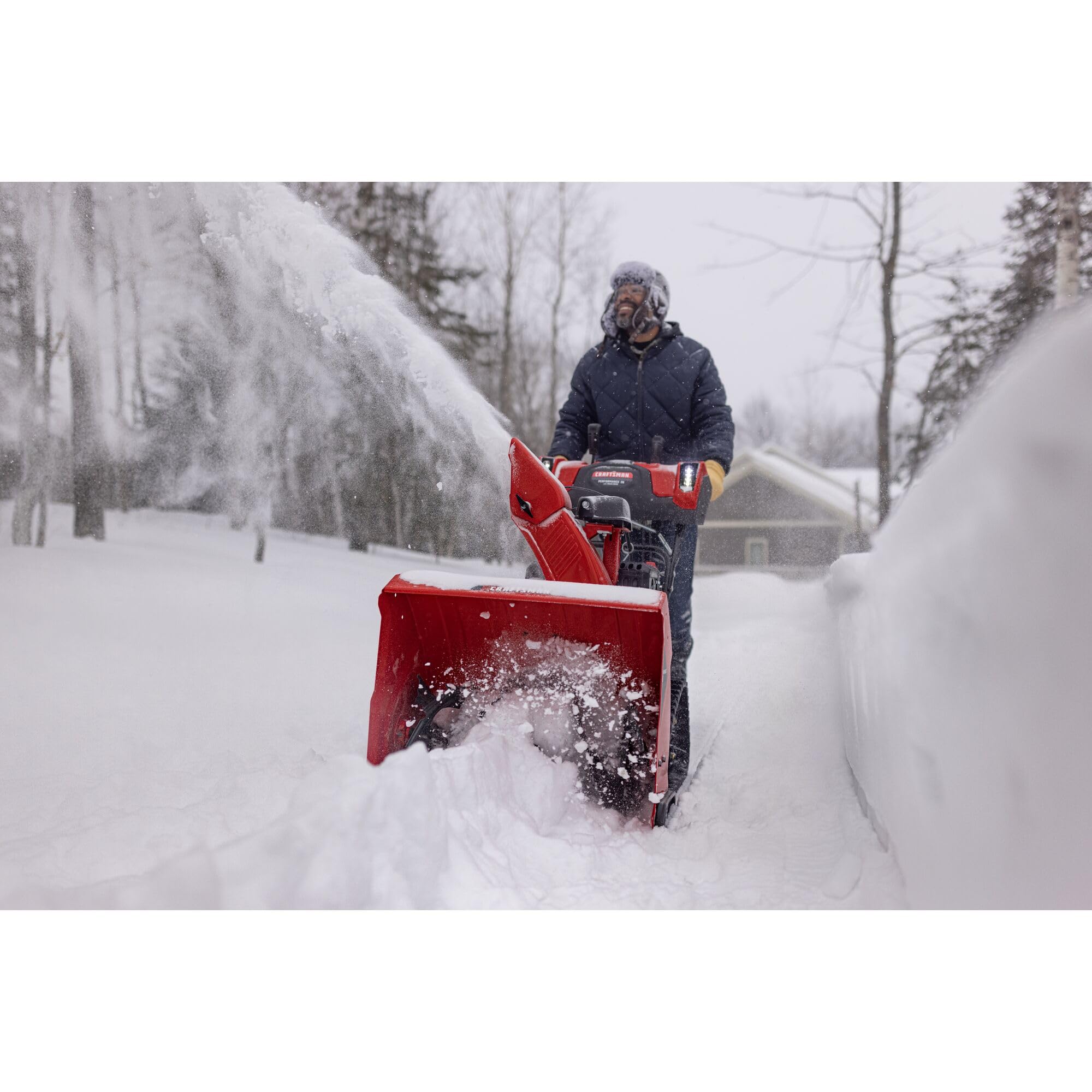 craftsman-performance-26-two-stage-self-propelled-snow-thrower-with-push-button- image 8