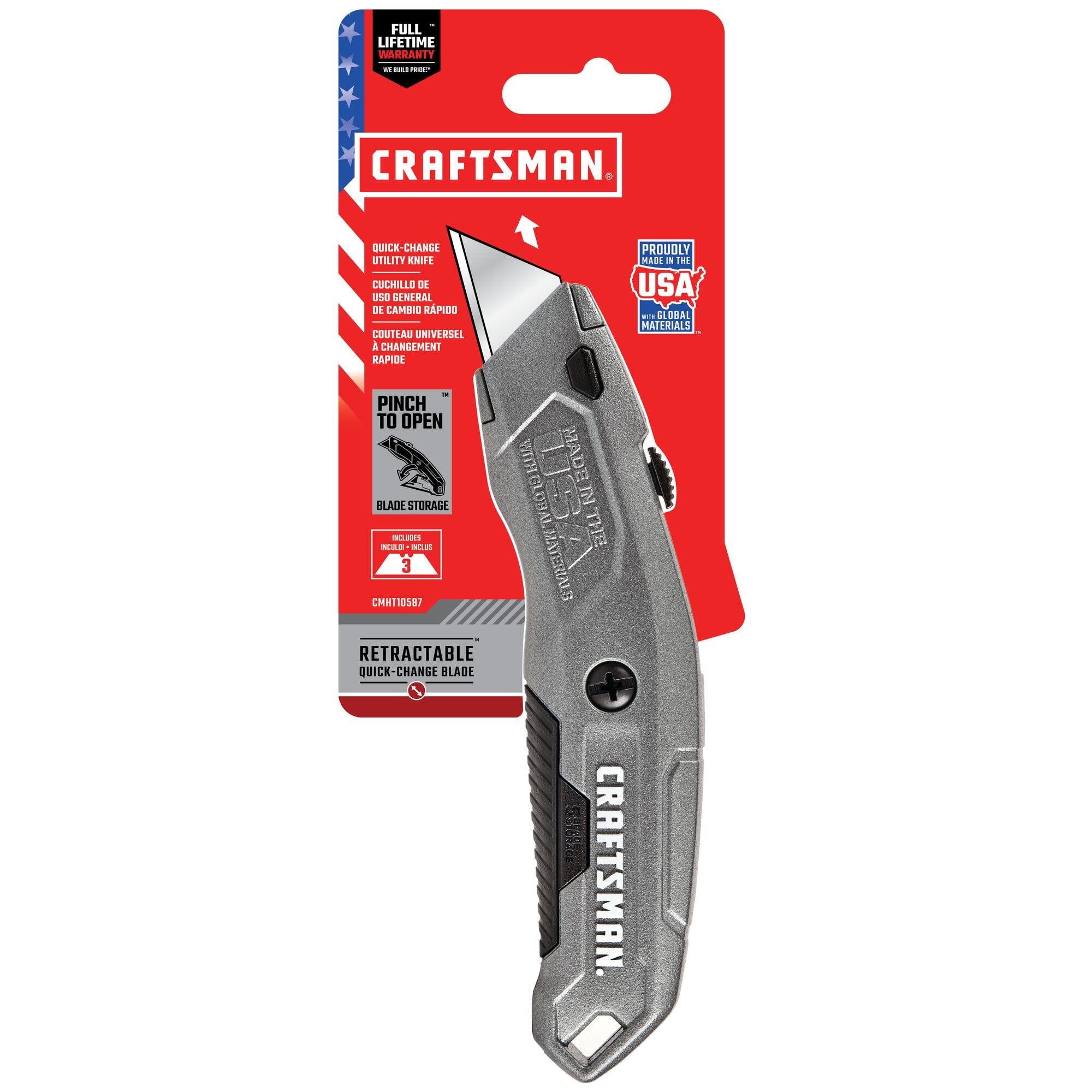 craftsman-quick-change-retractable-utility-knife-cmht10587-with-3-blades image 3
