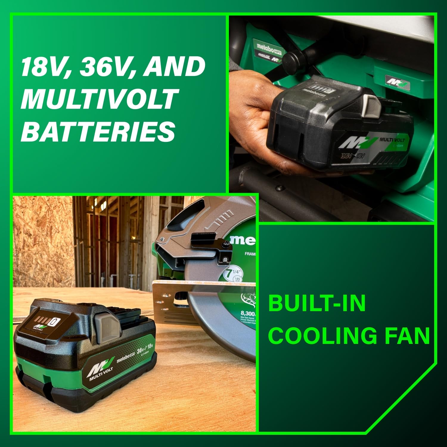 metabo-hpt-uc36ysl2-12-0a-multivolt-battery-charger-fast-charges-18v-36v-batteri image 3