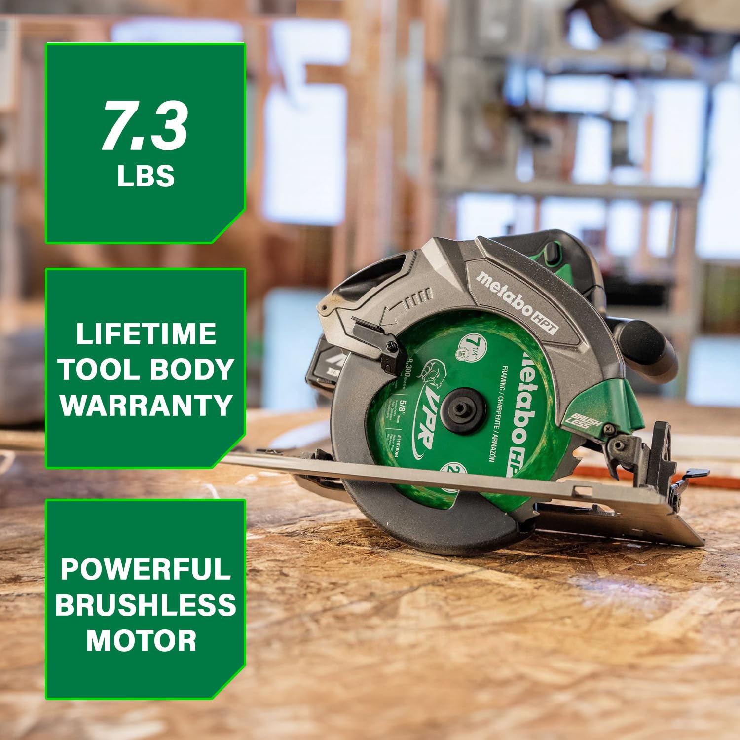 metabo-hpt-18v-multivolt-7-1-4-cordless-circular-saw-tool-only-c1807daq4 image 2