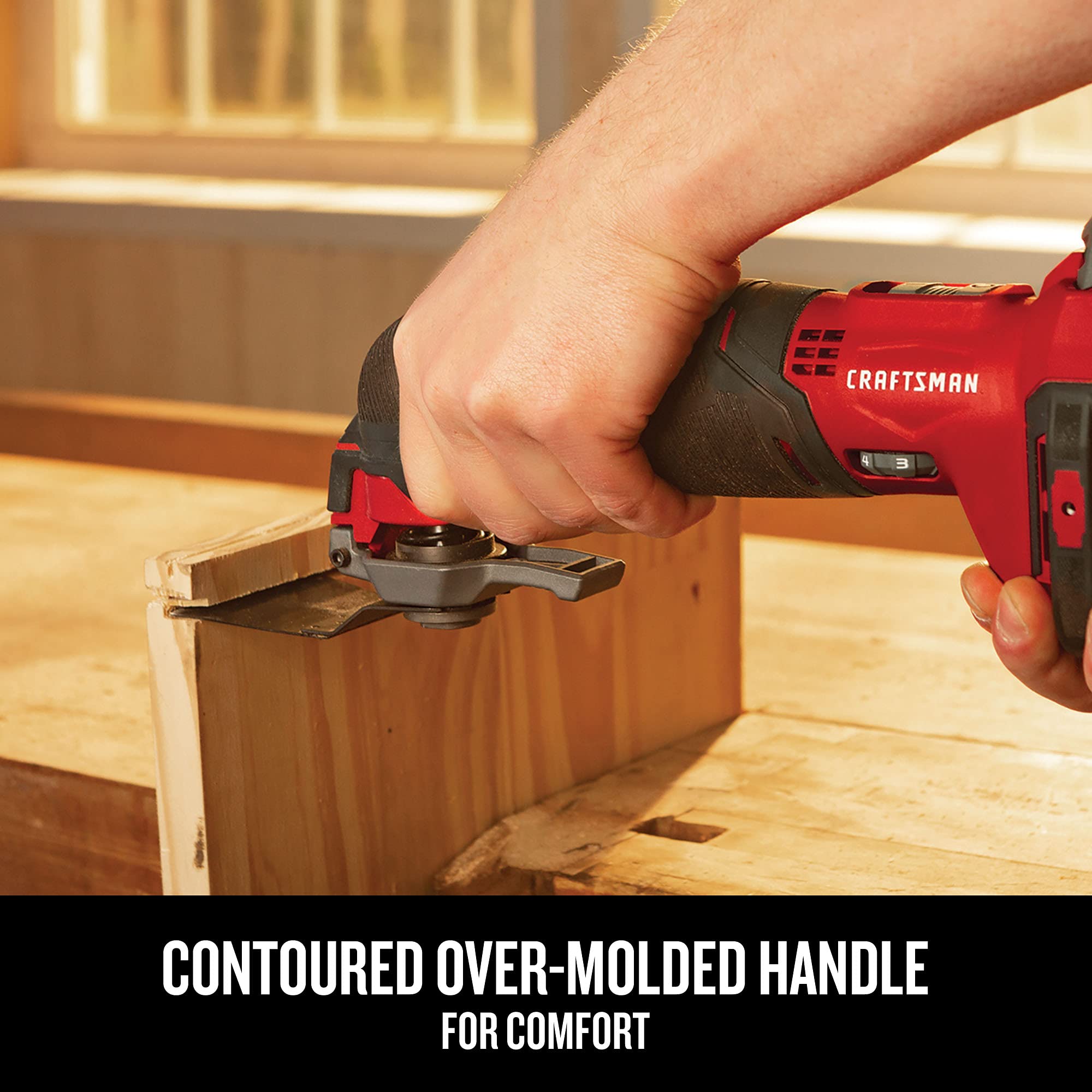 craftsman-v20-cordless-oscillating-tool-kit-cmce501d1-with-blades-sand-paper-bat image 6