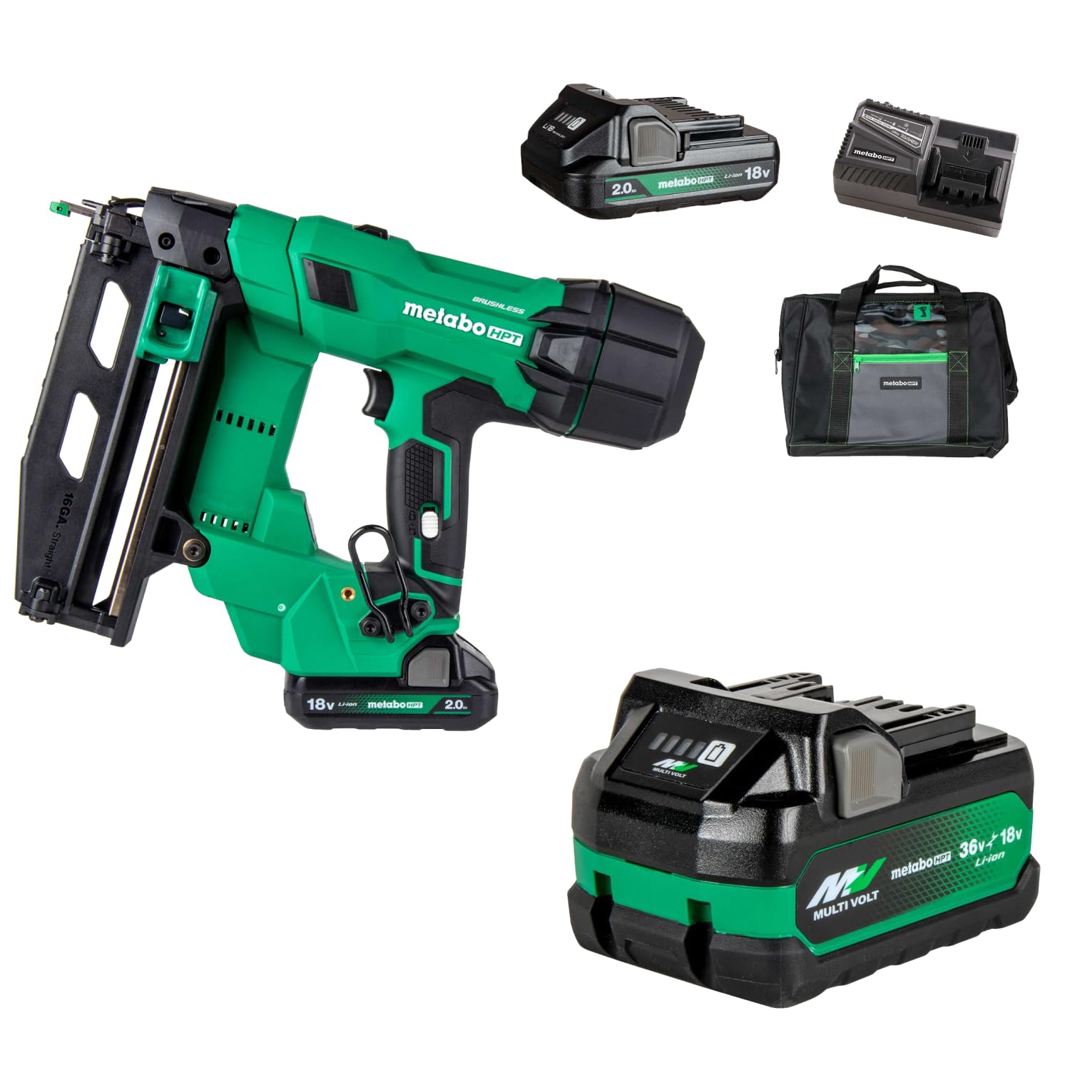 metabo-hpt-18v-multivolt-cordless-finish-nailer-kit-16-gauge-straight-nt1865dsa- image 1