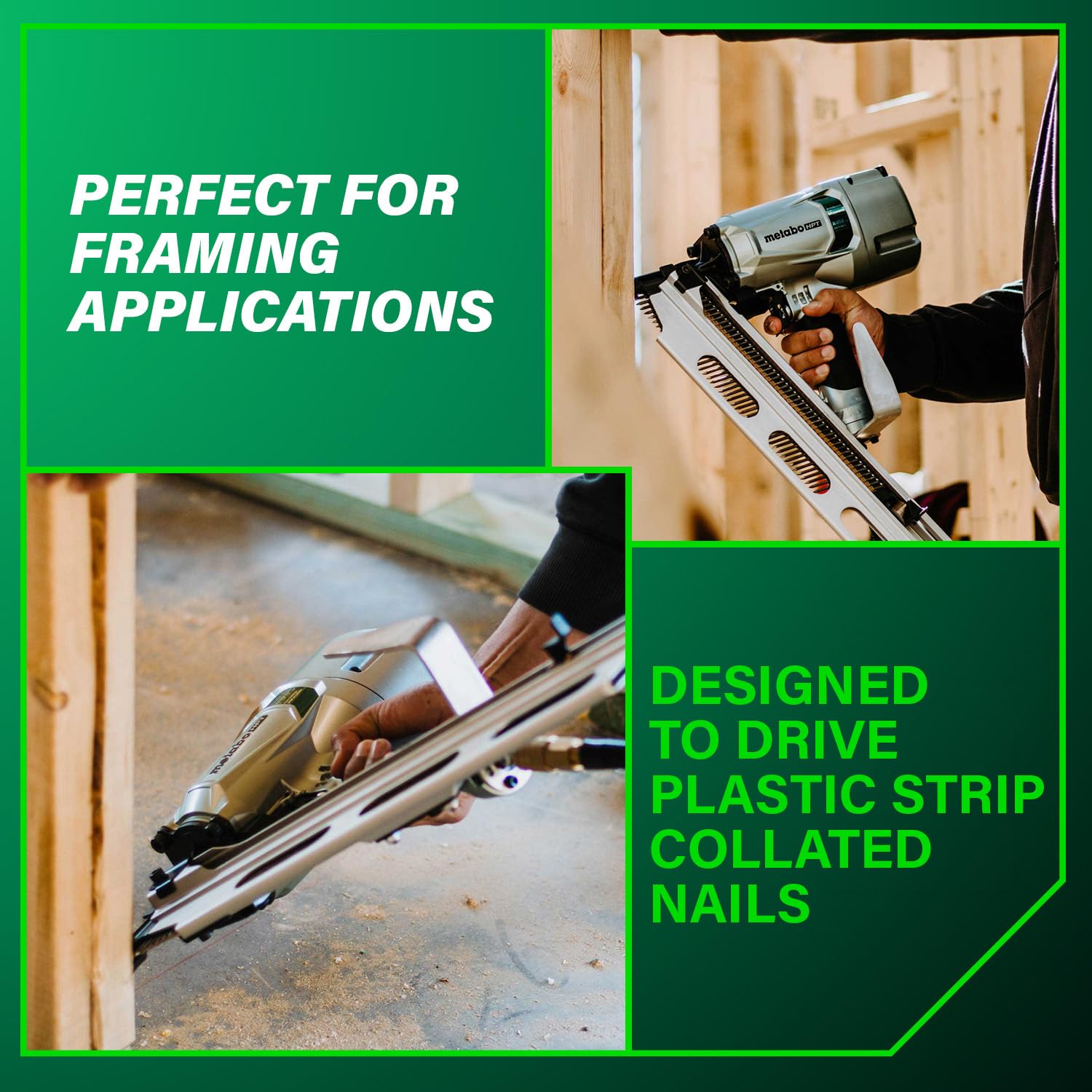 metabo-hpt-nr83a5-s1-3-1-4-21-pneumatic-framing-nailer-with-high-grade-aluminum- image 3