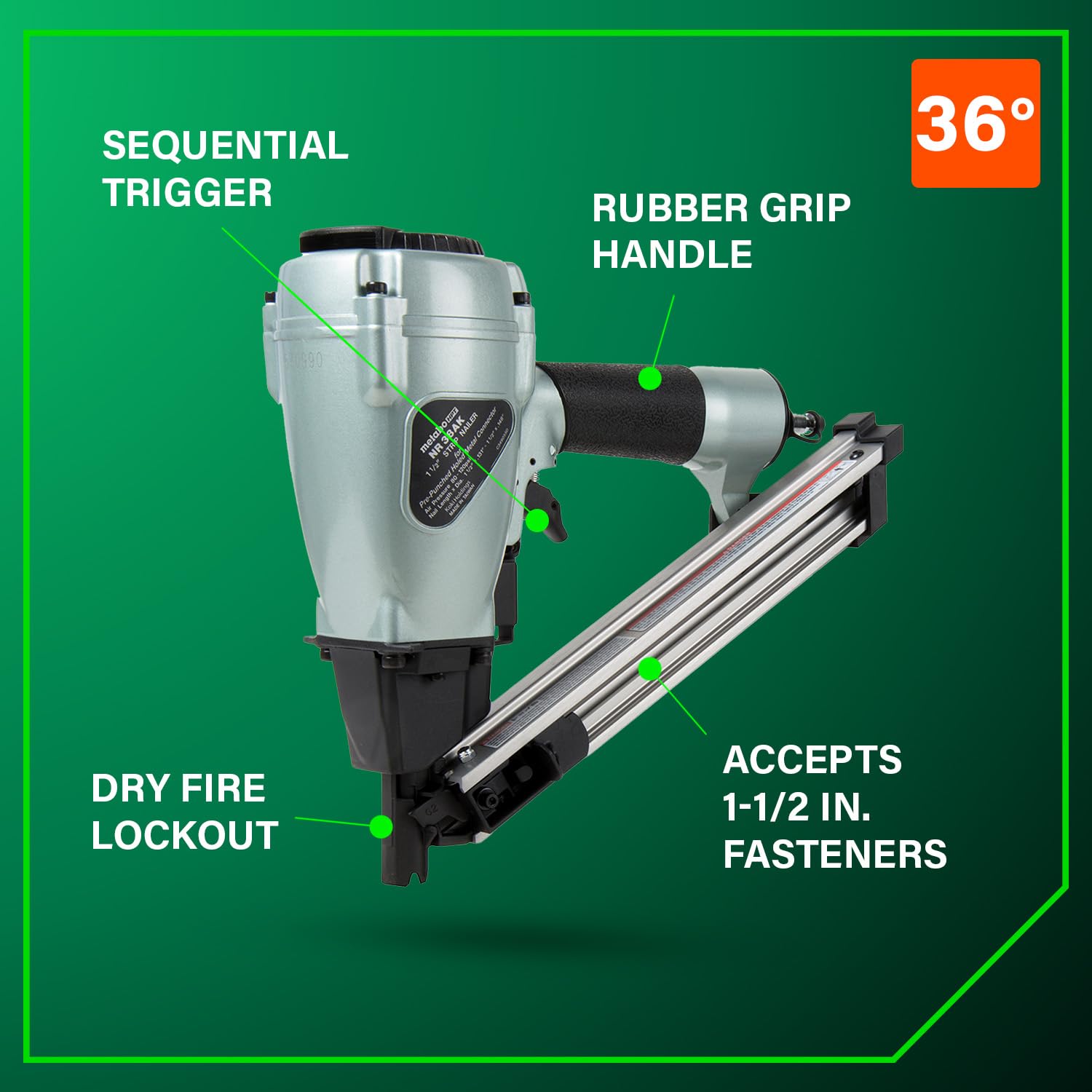 metabo-hpt-pneumatic-strip-nailer-36-metal-connector-tool-nr38ak-fastens-hardwar image 4