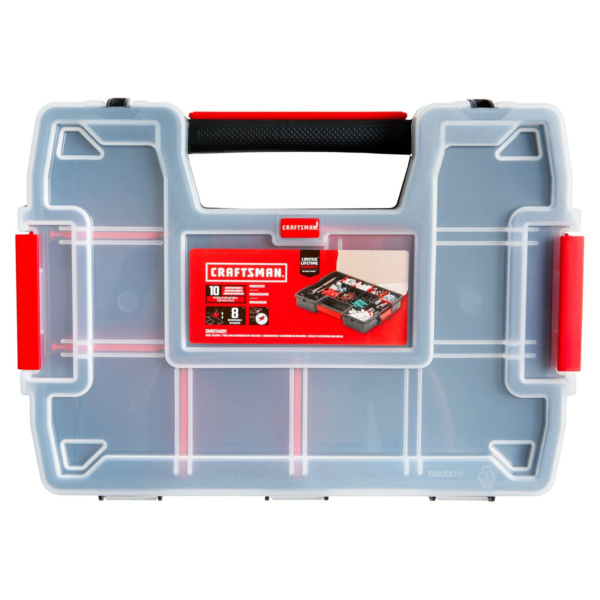 craftsman-cmst60964m-3-pack-10-compartment-small-parts-organizer-secure-latch-sy image 2