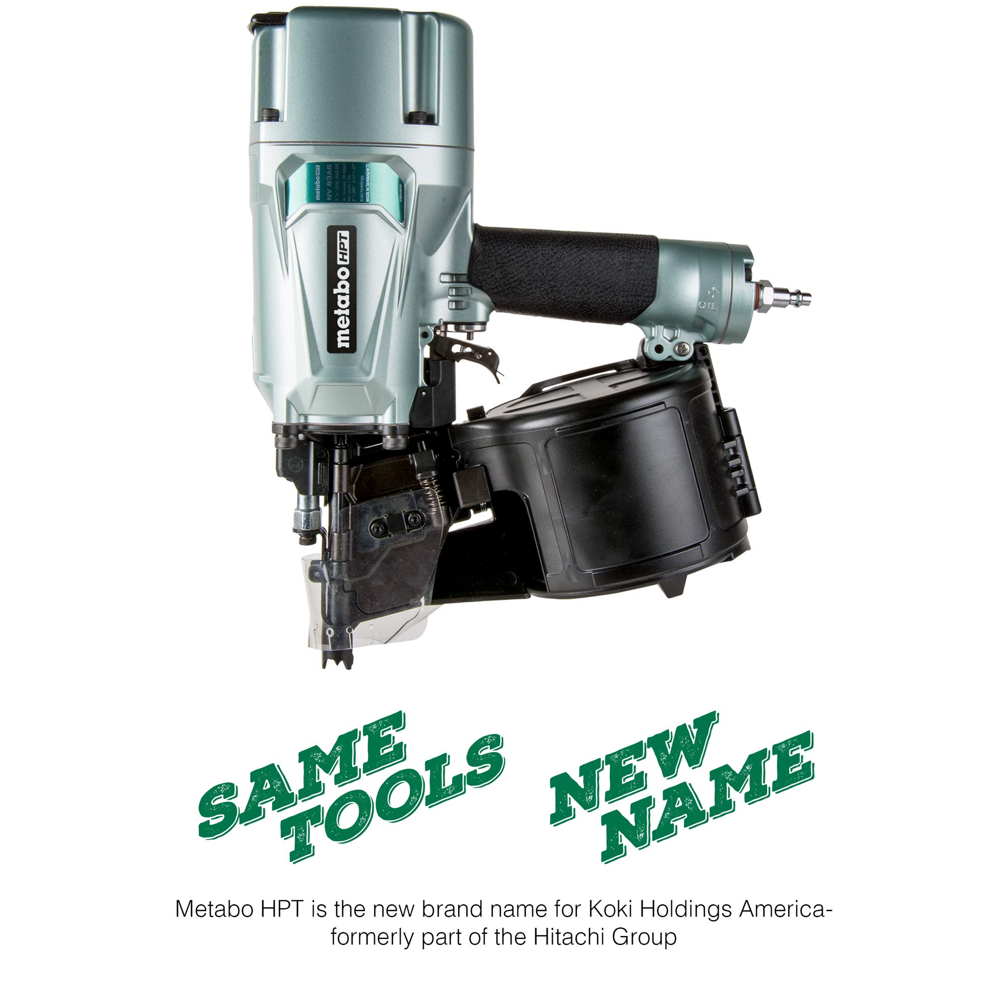 metabo-hpt-nv83a5-coil-framing-nailer-15-degree-pneumatic-2-to-3-1-4-nails image 8