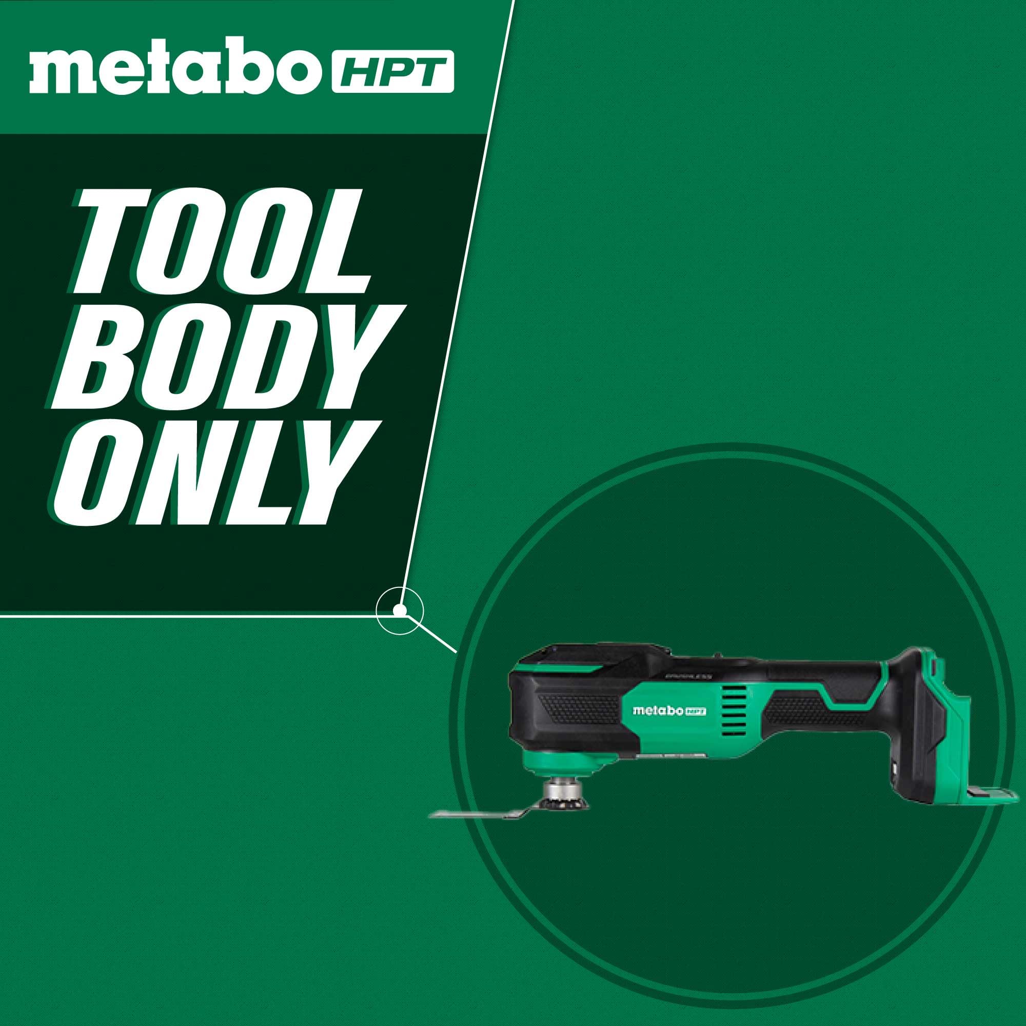 metabo-hpt-18v-36v-multivolt-cordless-oscillating-multi-tool-cv18daq4-6-speed-st image 2
