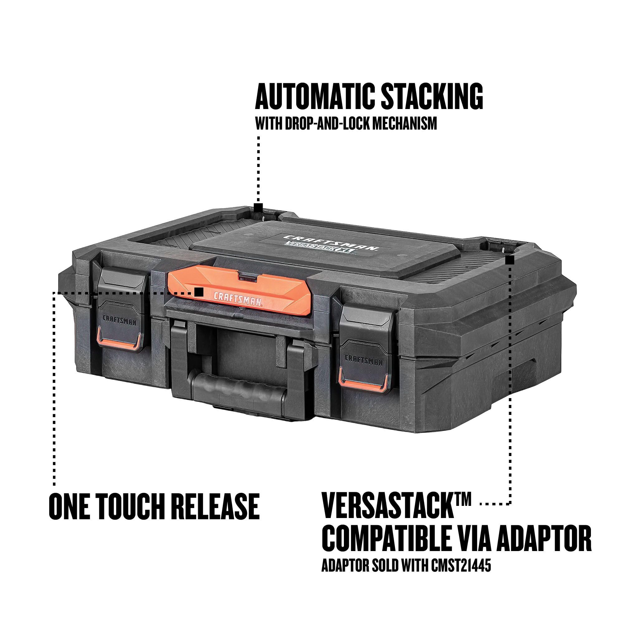 craftsman-versastack-xl-system-tool-box-with-6-small-parts-containers-21-inch-cm image 2