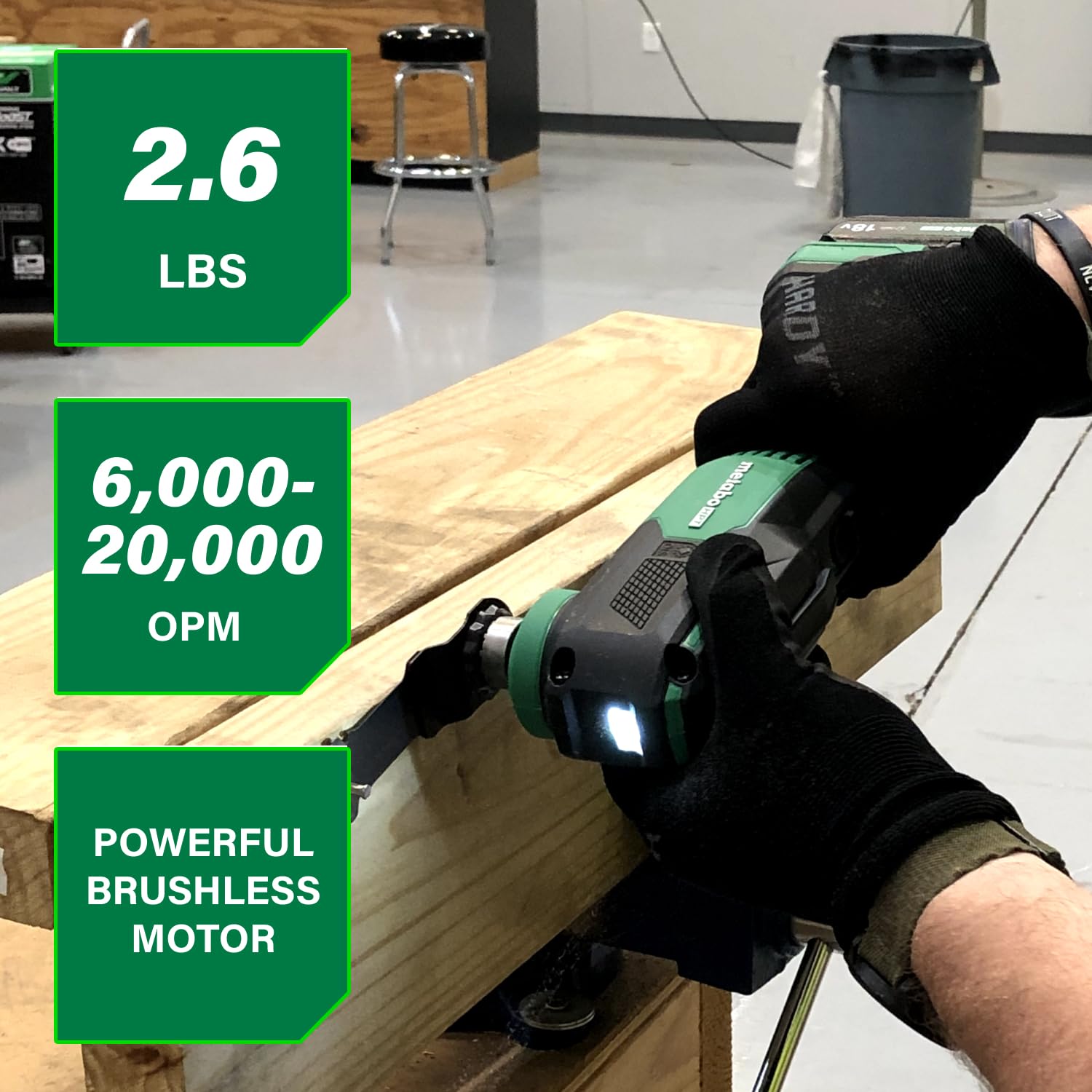 metabo-hpt-18v-36v-multivolt-cordless-oscillating-multi-tool-cv18daq4-6-speed-st image 5