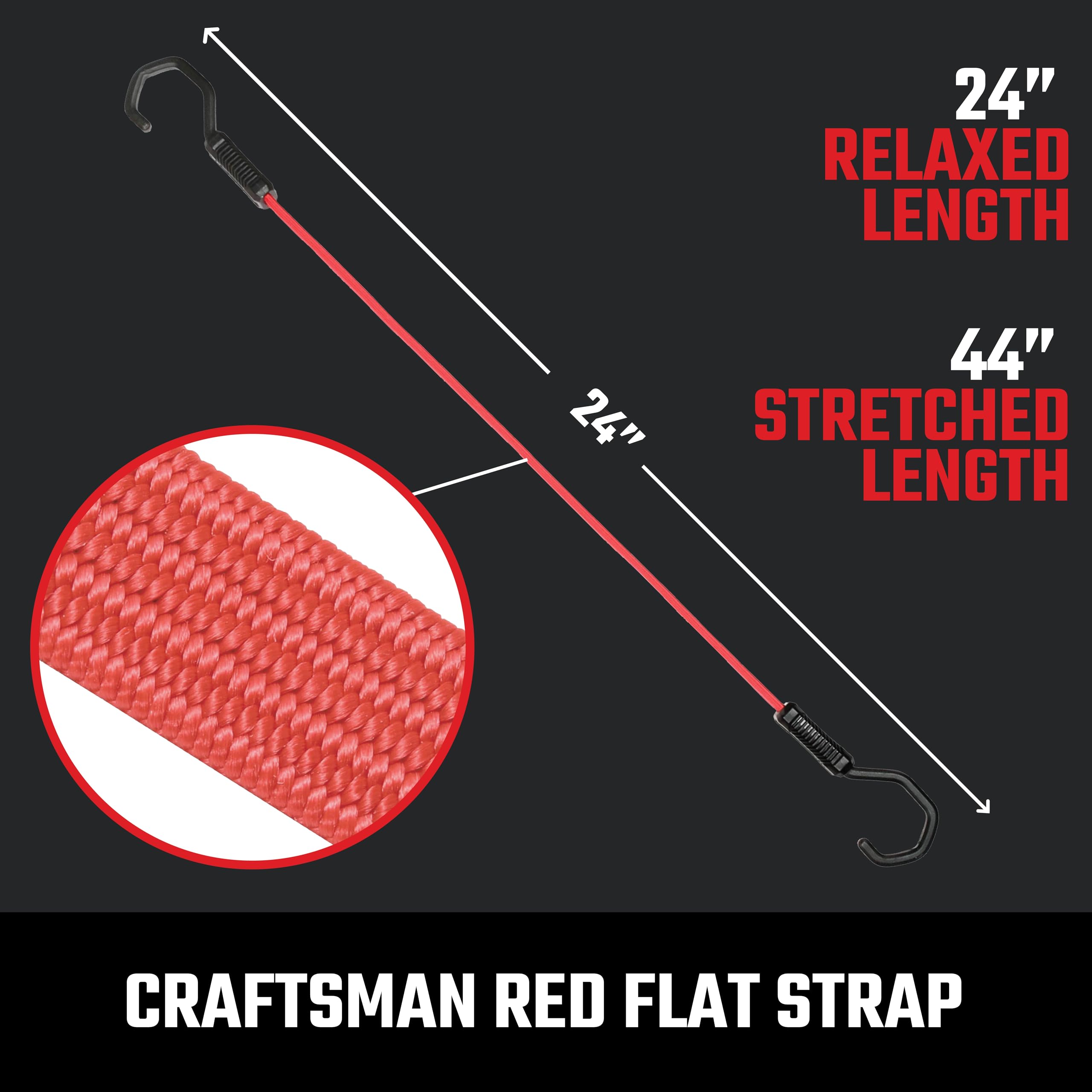 craftsman-24-inch-flat-bungee-cord-straps-32-pack-black-red-cmxazbs300024-32pk-c image 3