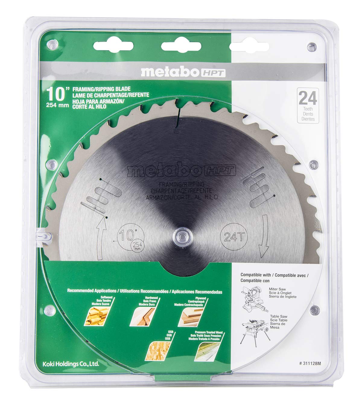 metabo-hpt-311128m-10-inch-24-tooth-tungsten-carbide-tipped-atb-saw-blade-with-5 image 2