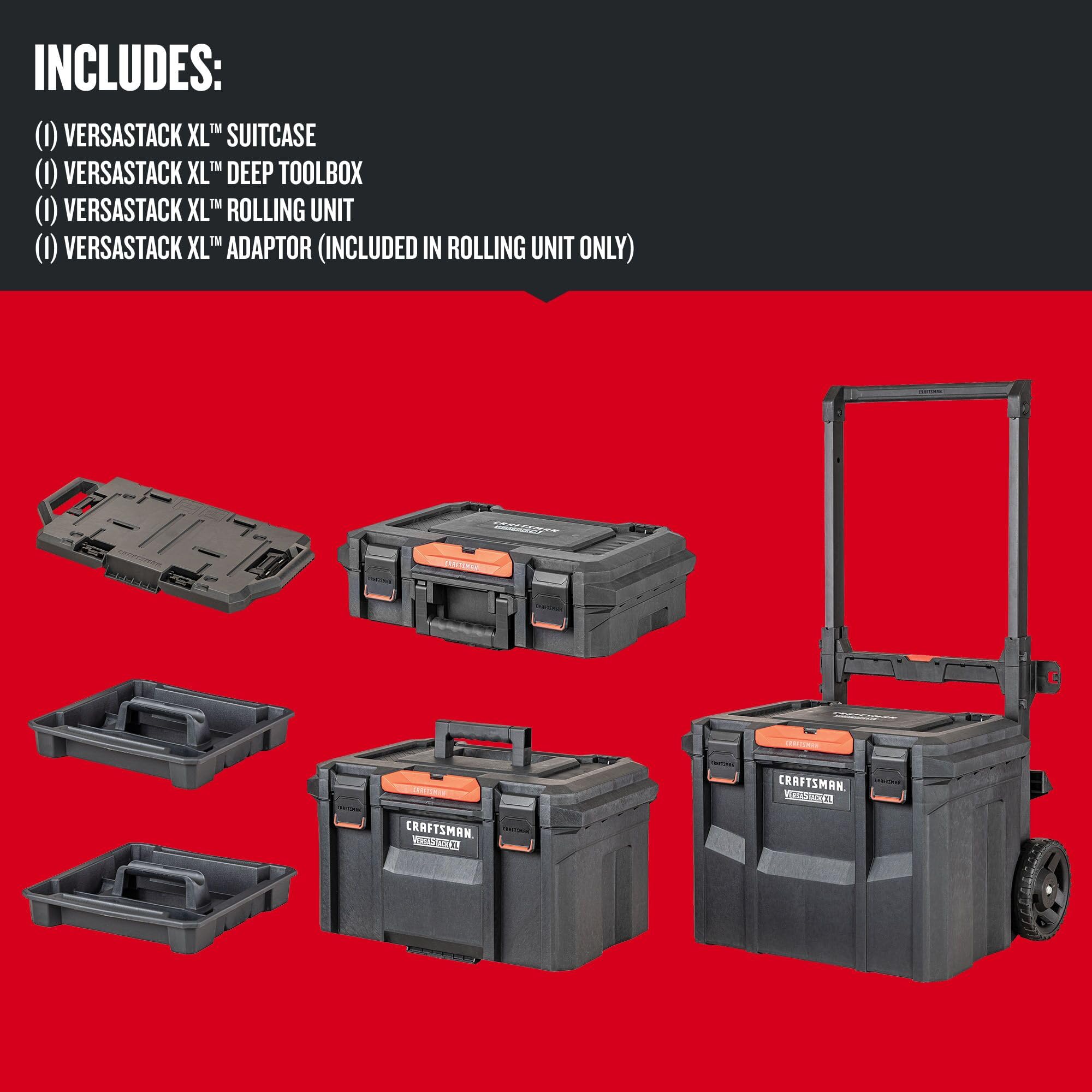 craftsman-versastack-xl-4-piece-rolling-tower-tool-storage-system-cmst60420 image 3