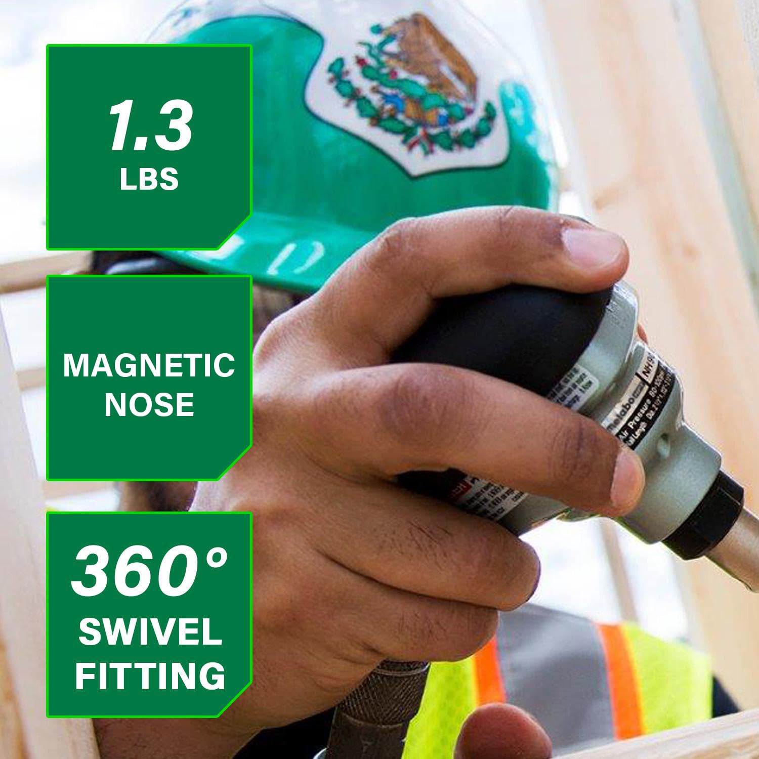 metabo-hpt-nh90ab-palm-nailer-360-swivel-magnetic-nose-for-joist-hangers image 2